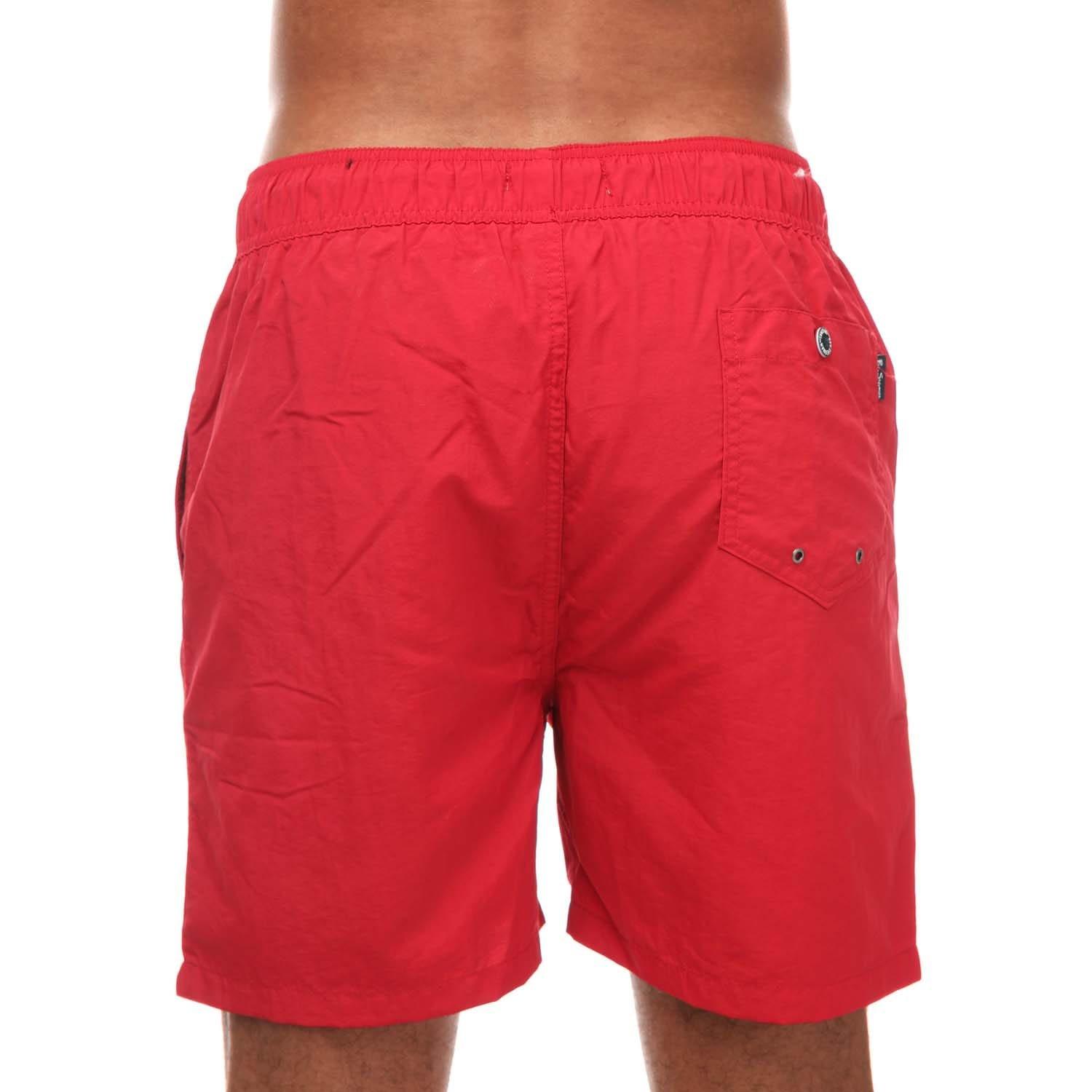 Red - Ben Sherman - Boulders Beach Swim Shorts - 2