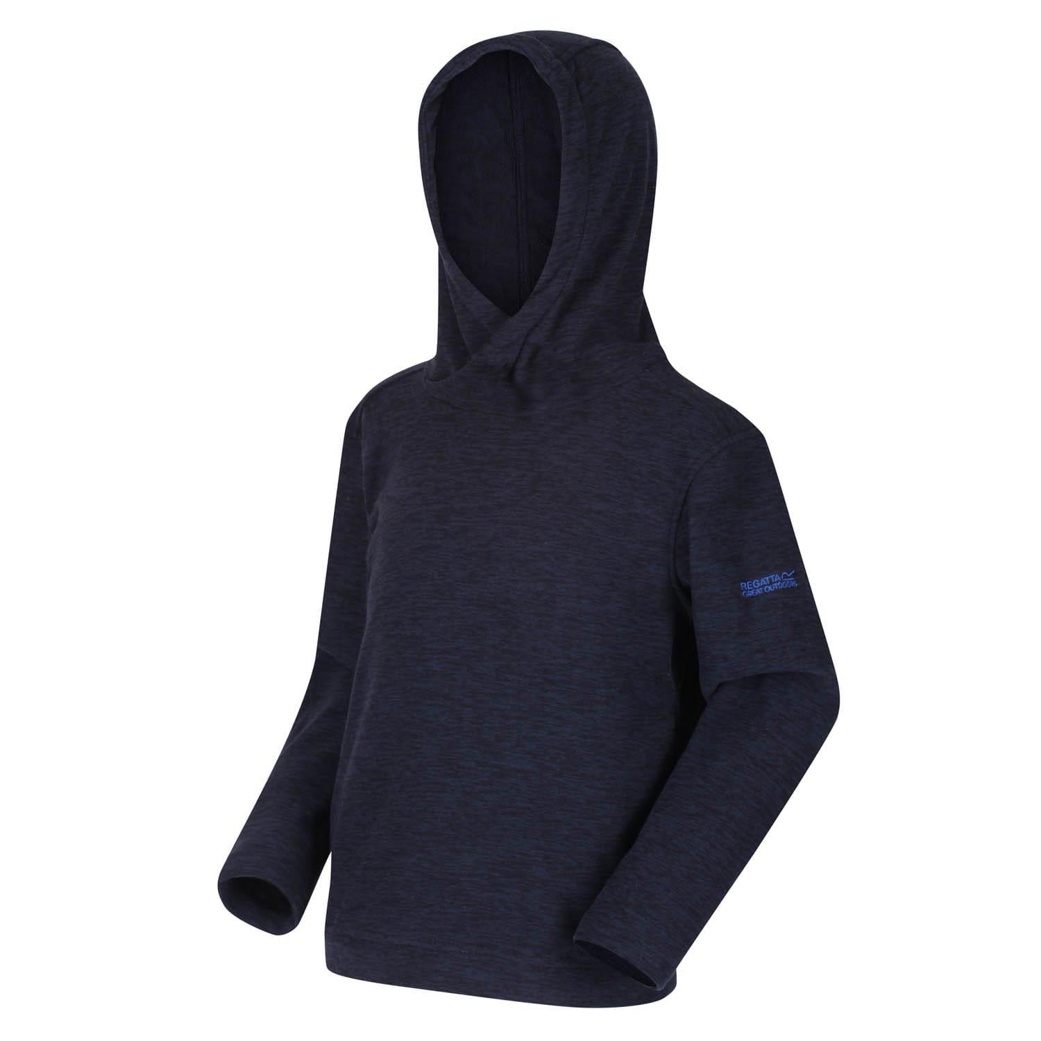 Navy - Regatta - Keyon Stripe Hooded Fleec - 1