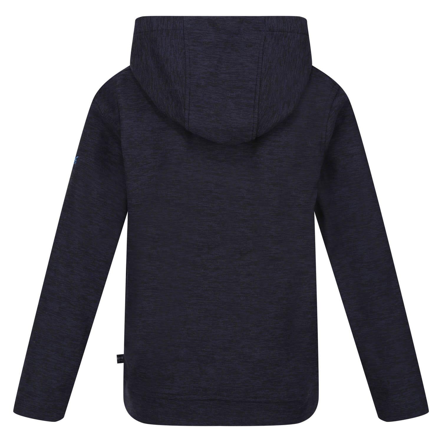 Navy - Regatta - Keyon Stripe Hooded Fleec - 4