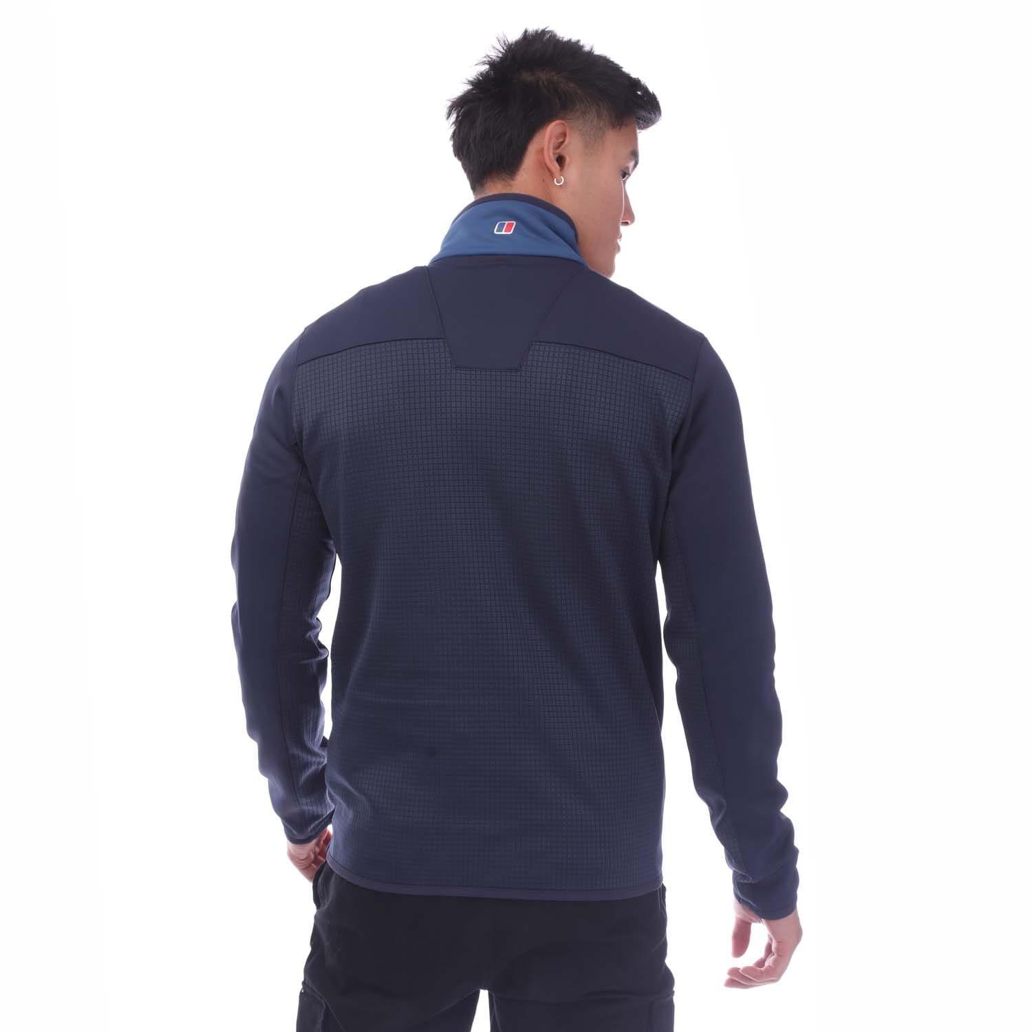 Blue - Berghaus - Sidley Half-Zip 3.0 Fleece Jacket - 2