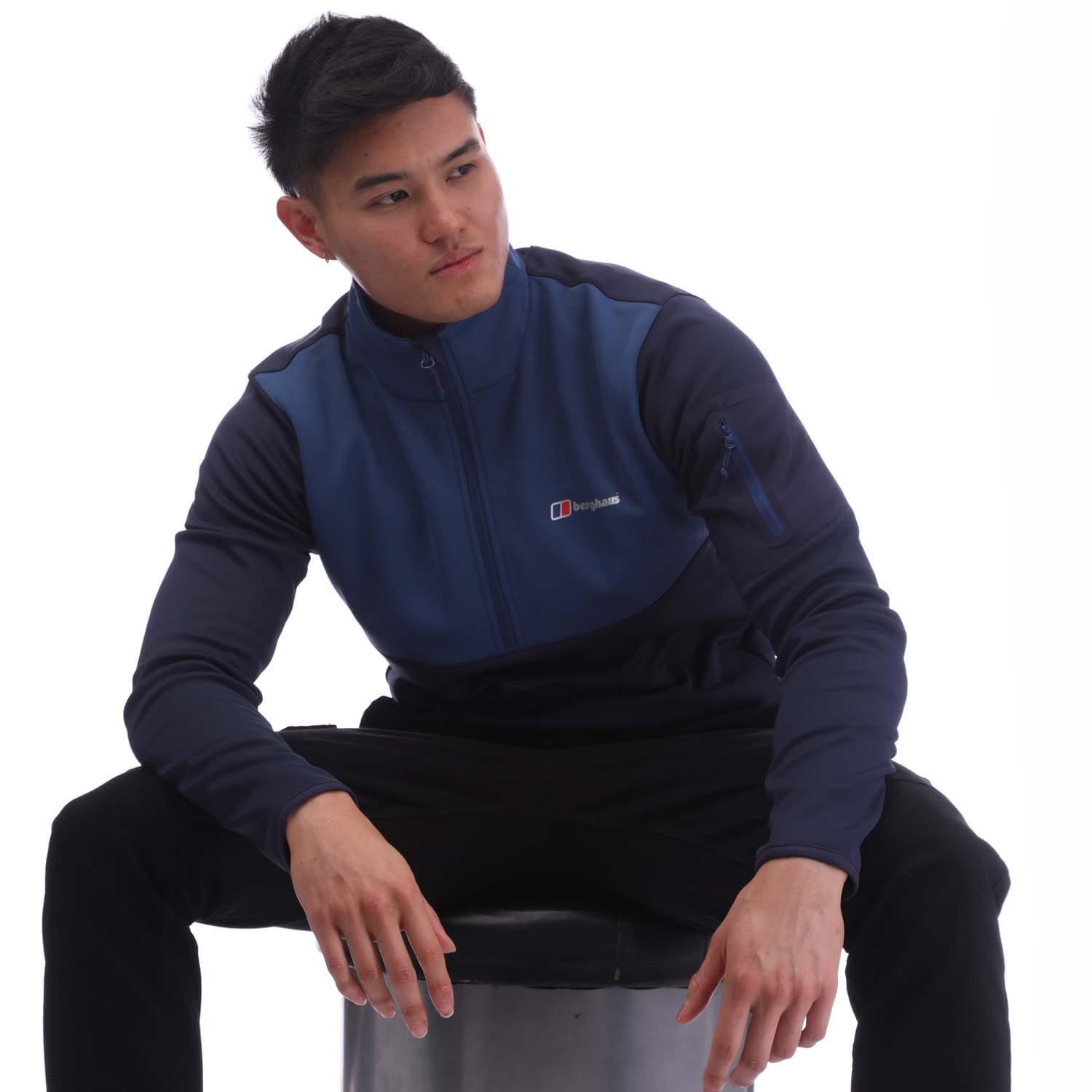 Blue - Berghaus - Sidley Half-Zip 3.0 Fleece Jacket - 4