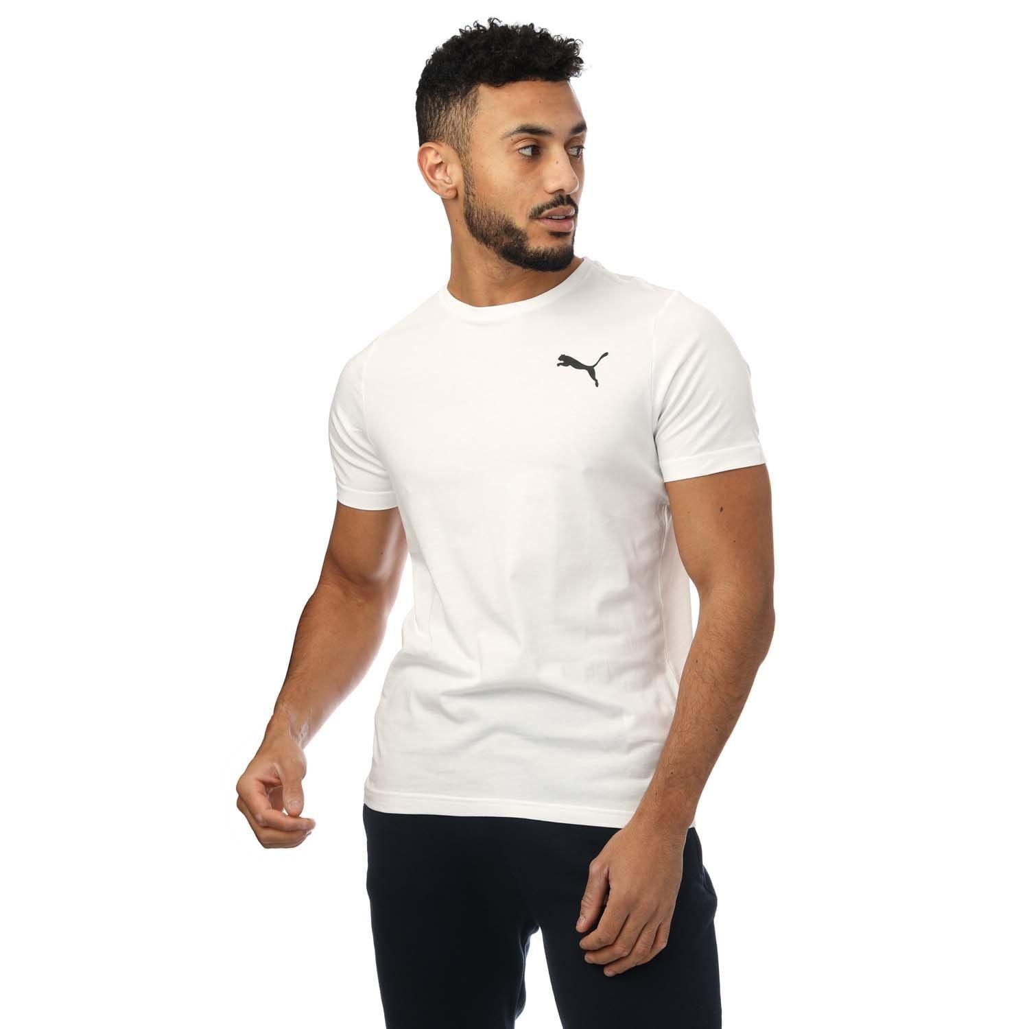 White - Puma - Small Logo T-Shirt - 1