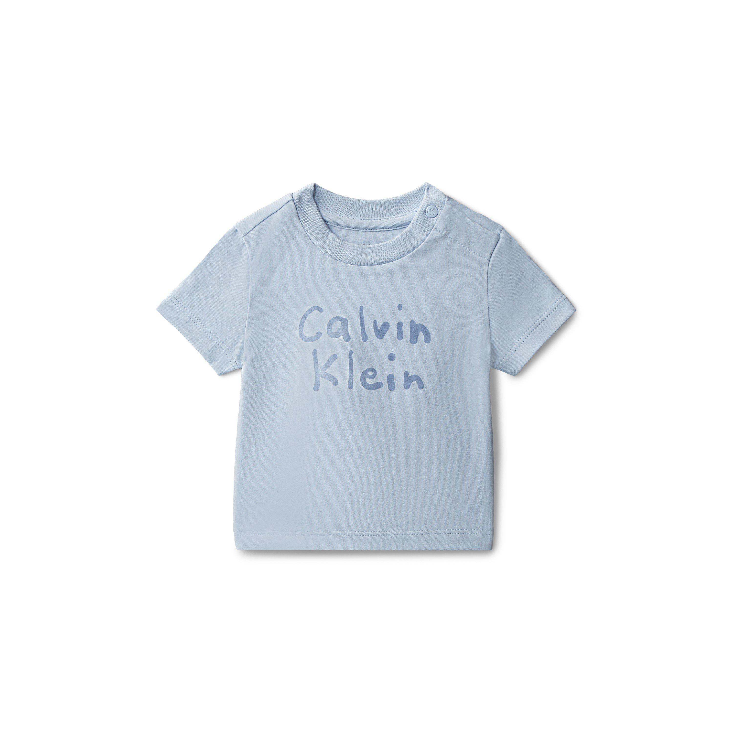 Calvin Klein Jeans  Infant Kids' T-Shirt - Breezy Blue C1o - 18M(86)