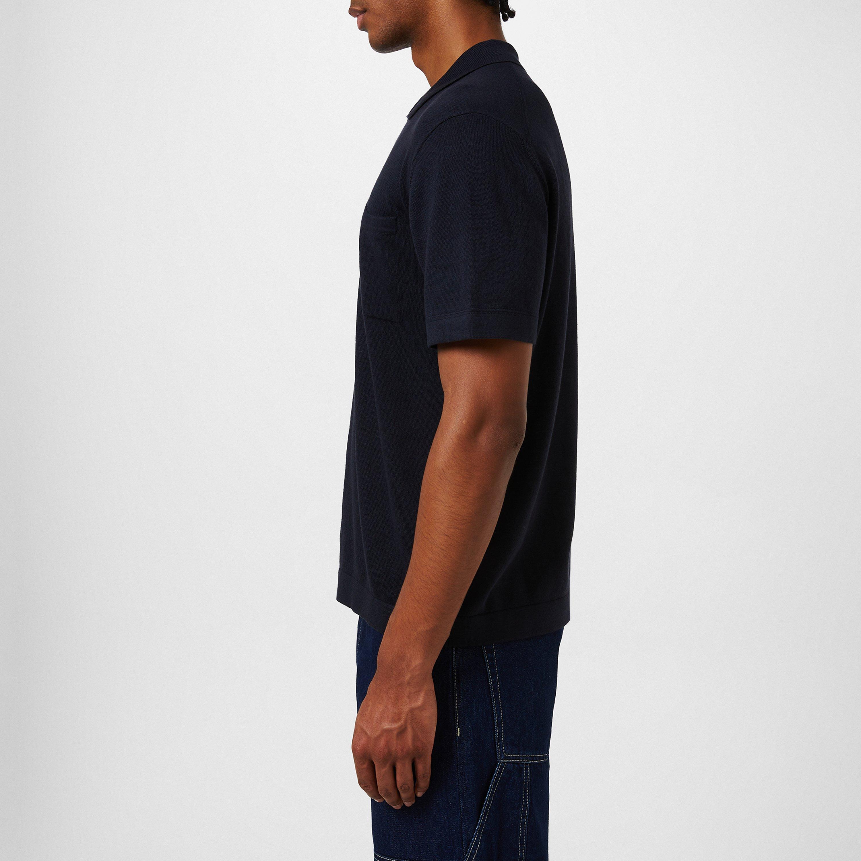 Dark Blue 404 - Boss - Men's Kamiccio Knitted Ribbed Top - 5