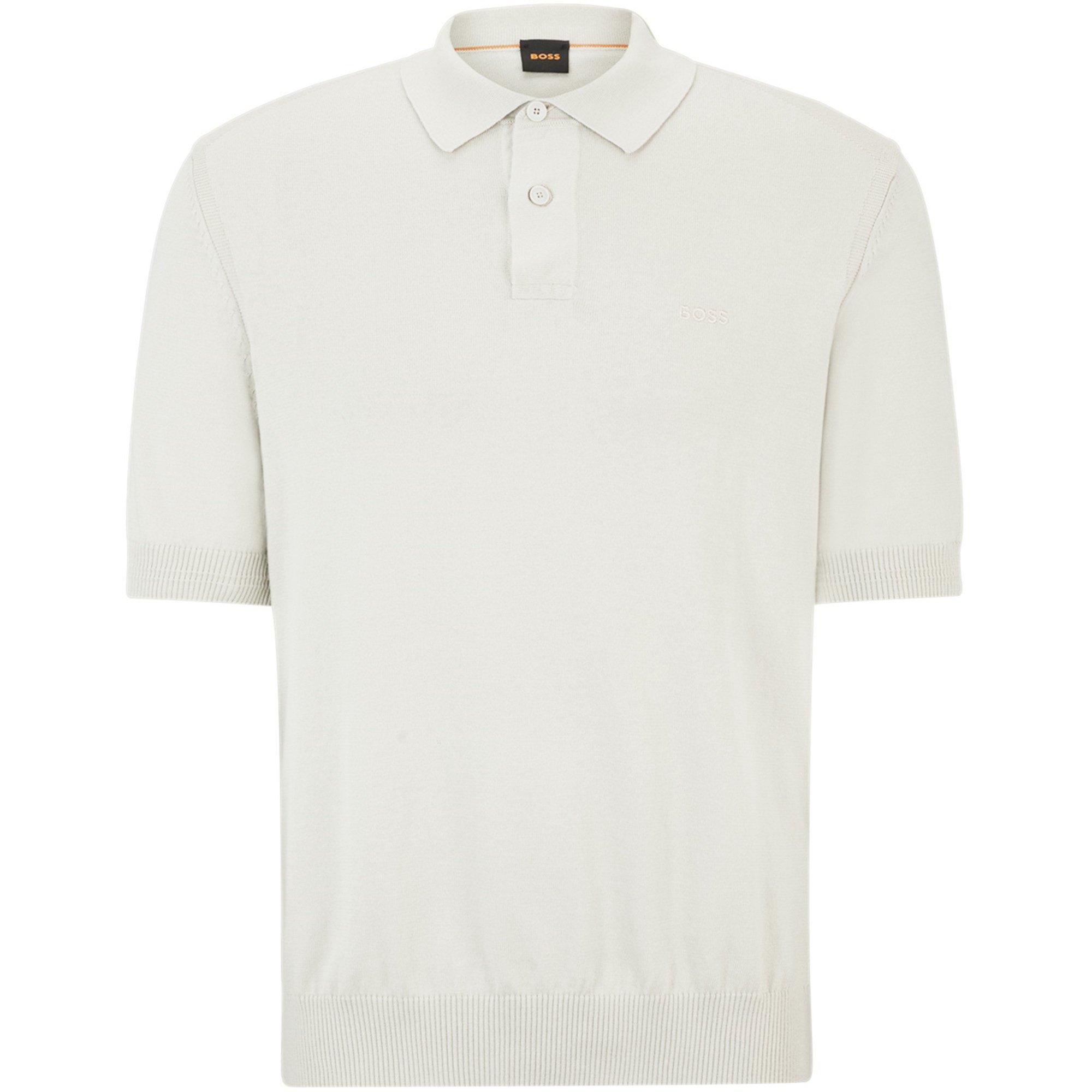 Boss Men's Hbo Asac P Cotton Knitted Top - Light Beige 271 - S