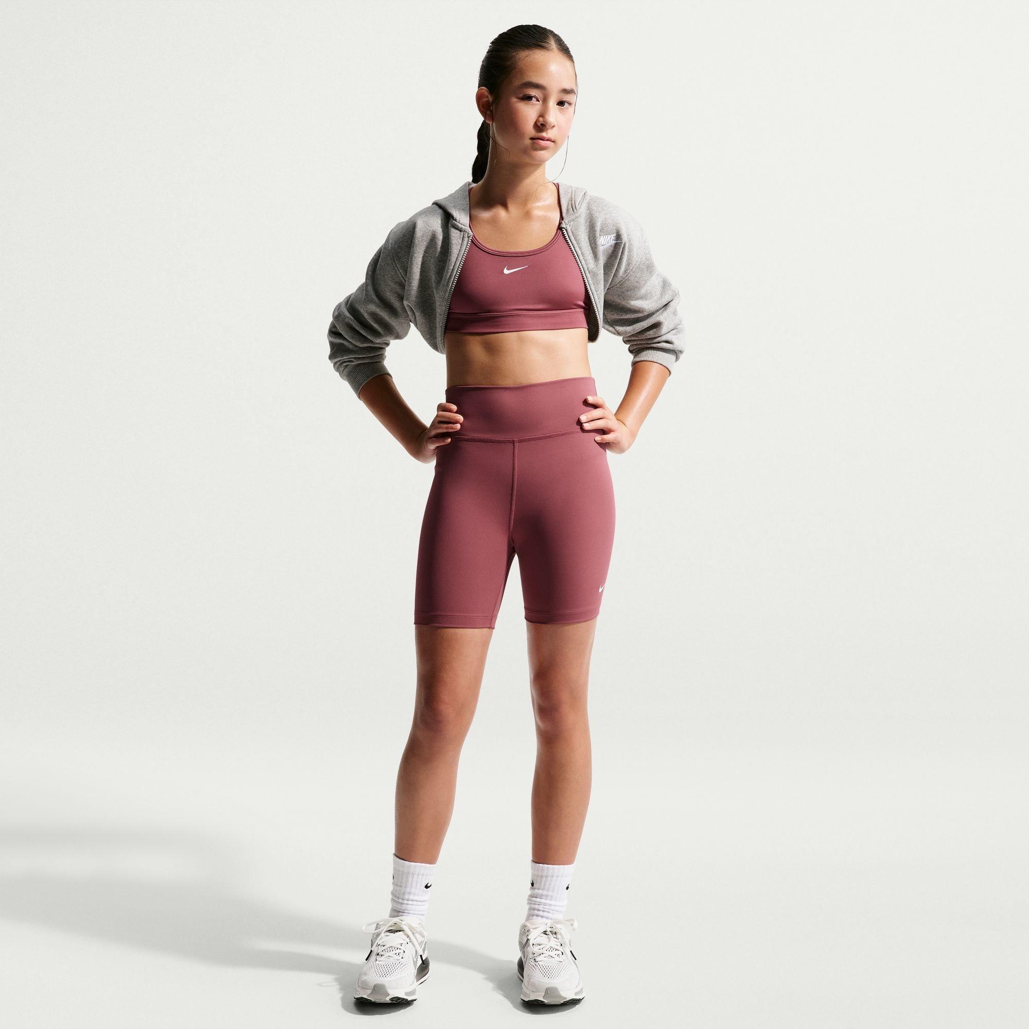 Pink Smoke - Nike - Kids' Non Wired Low Impact Sports Bra - 7