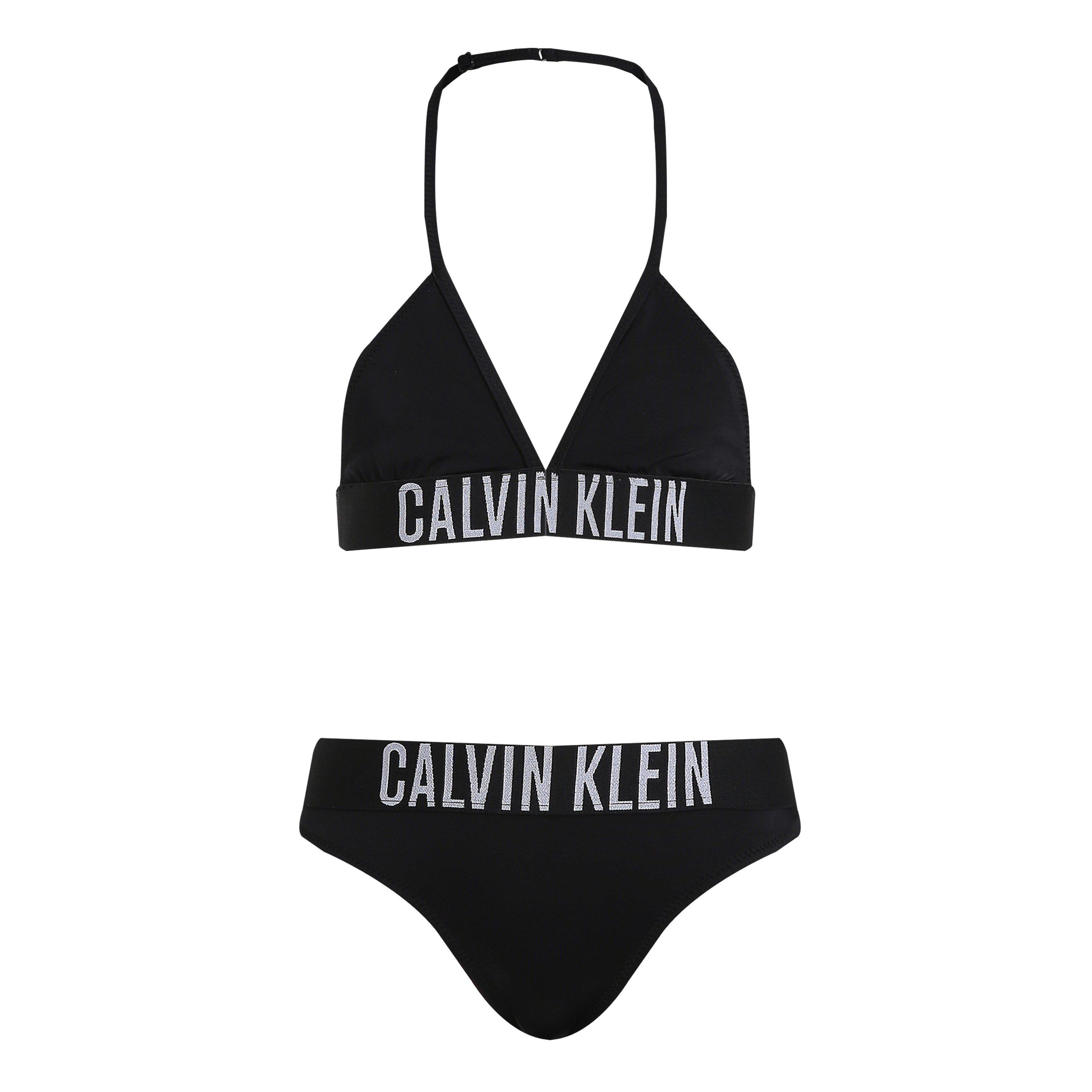 CK Black BEH - Calvin Klein Jeans - Kids' Triangle Bikini Set - 2