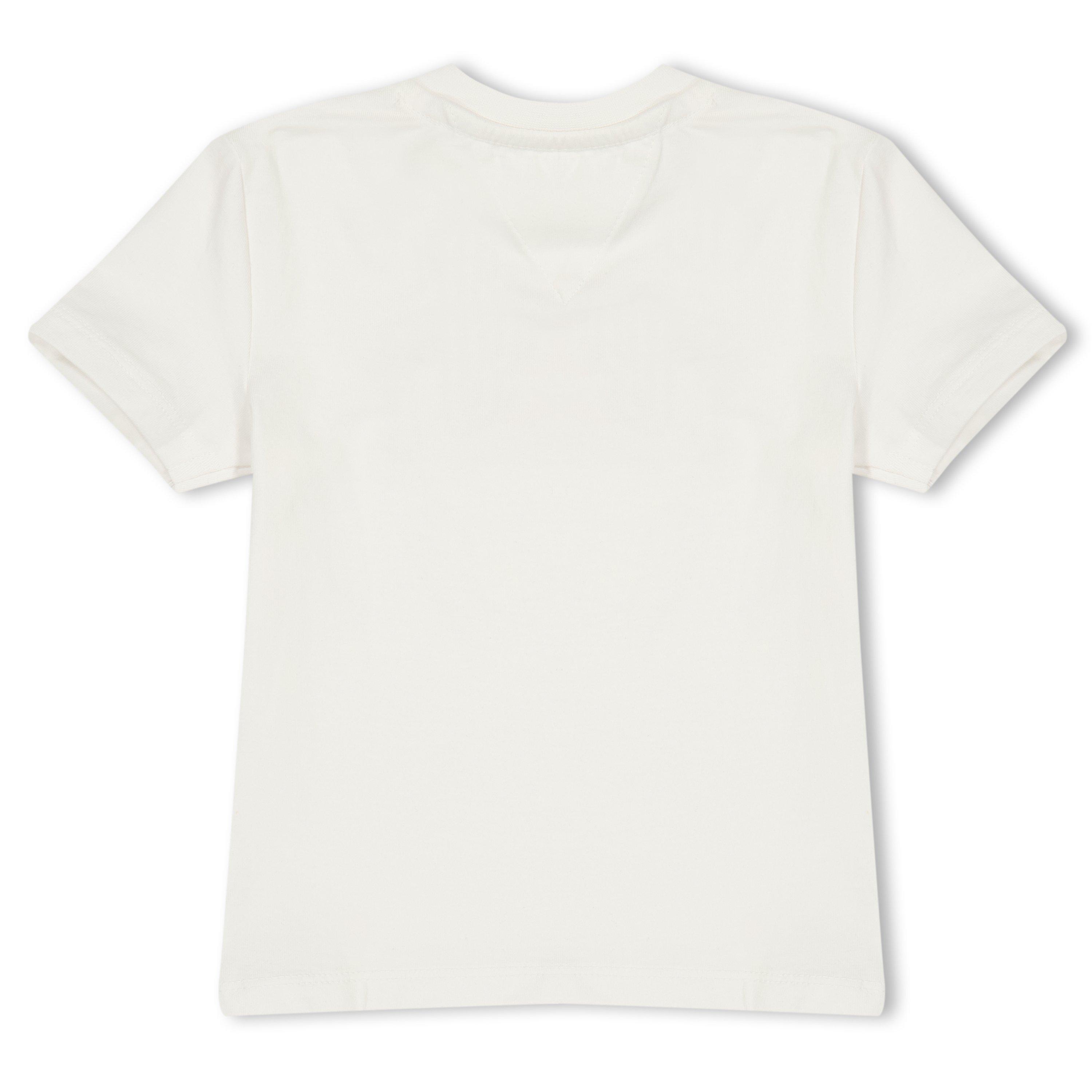 Bijeli YBR - Tommy Hilfiger - Unisex Kids' Outline T-Shirt - 2