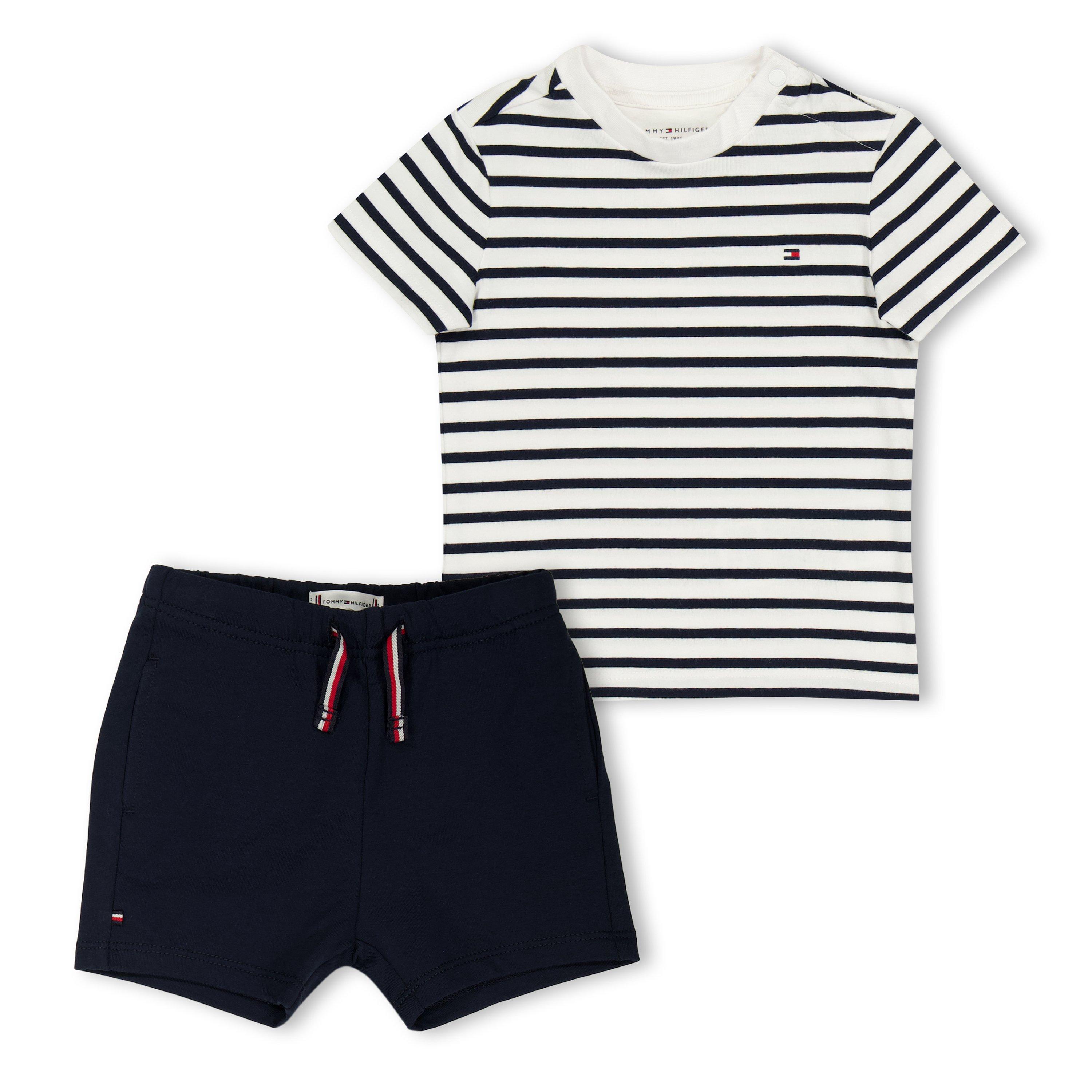 Tommy Hilfiger  Infant Kids' Stripe Clothing Set - Night Navy C1g - 12M(80)