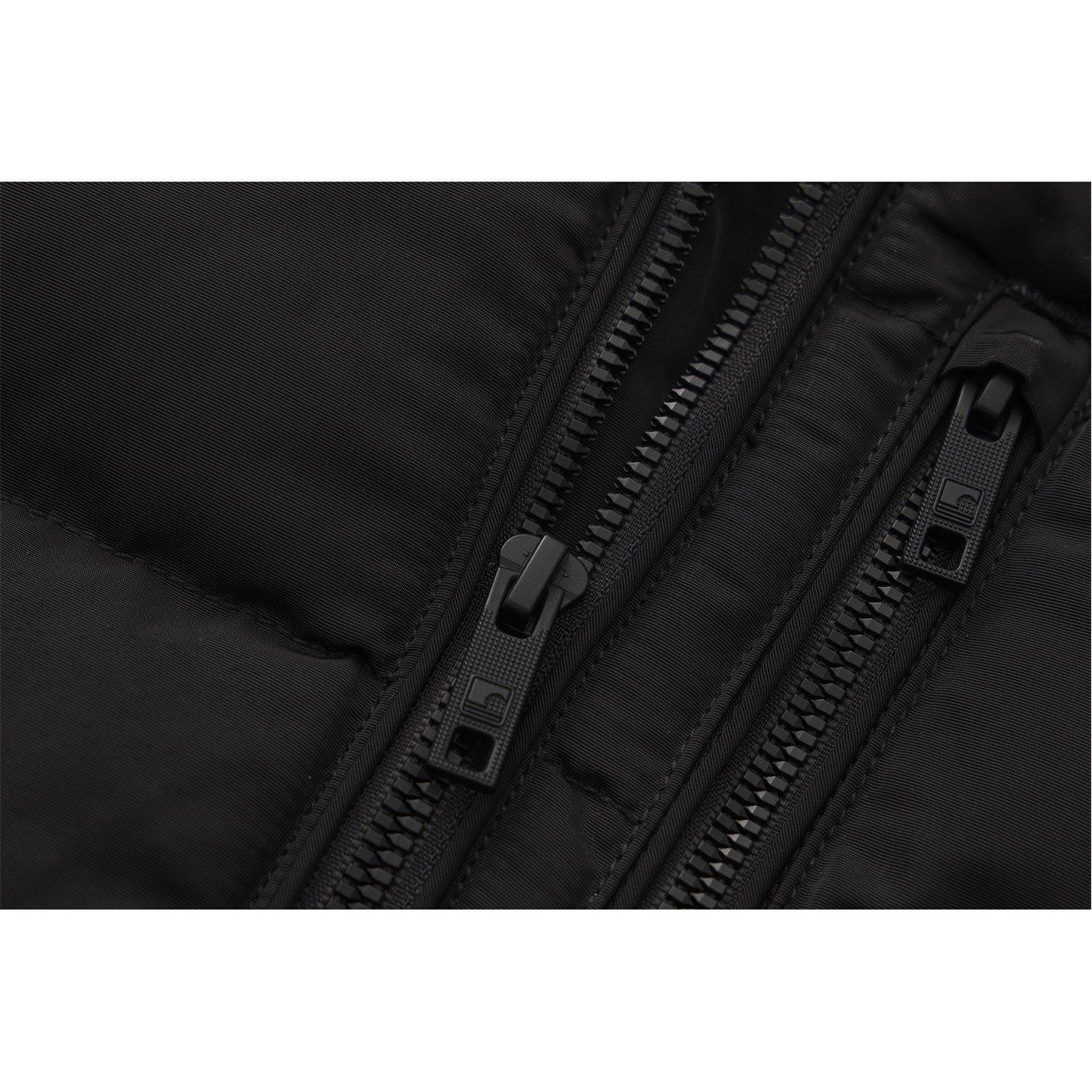 Zwart - SoulCal - 2 Zip Bubble Jacket Infants - 4