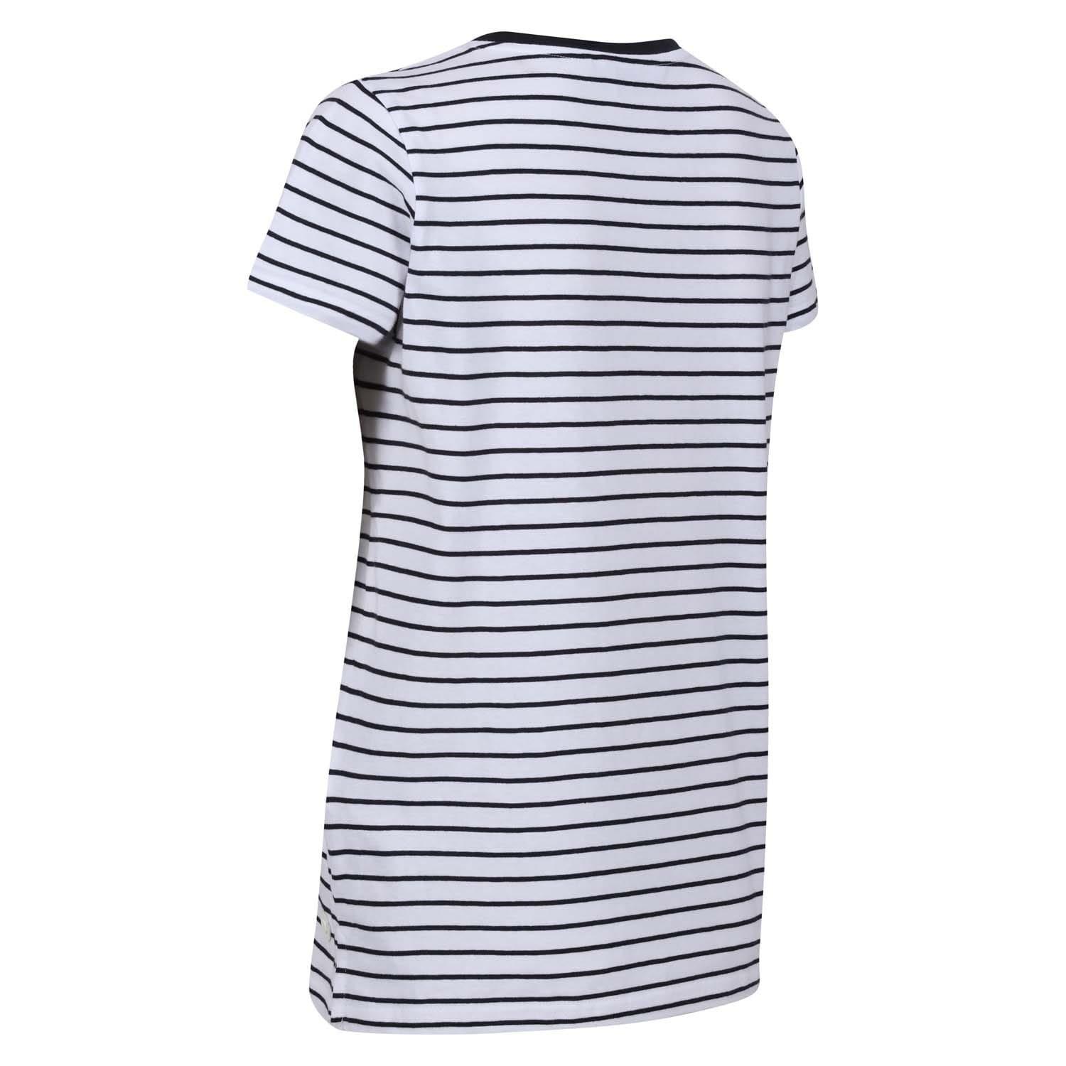 White Navy - Regatta - Odalis II Striped Graphic T-Shirt - 2