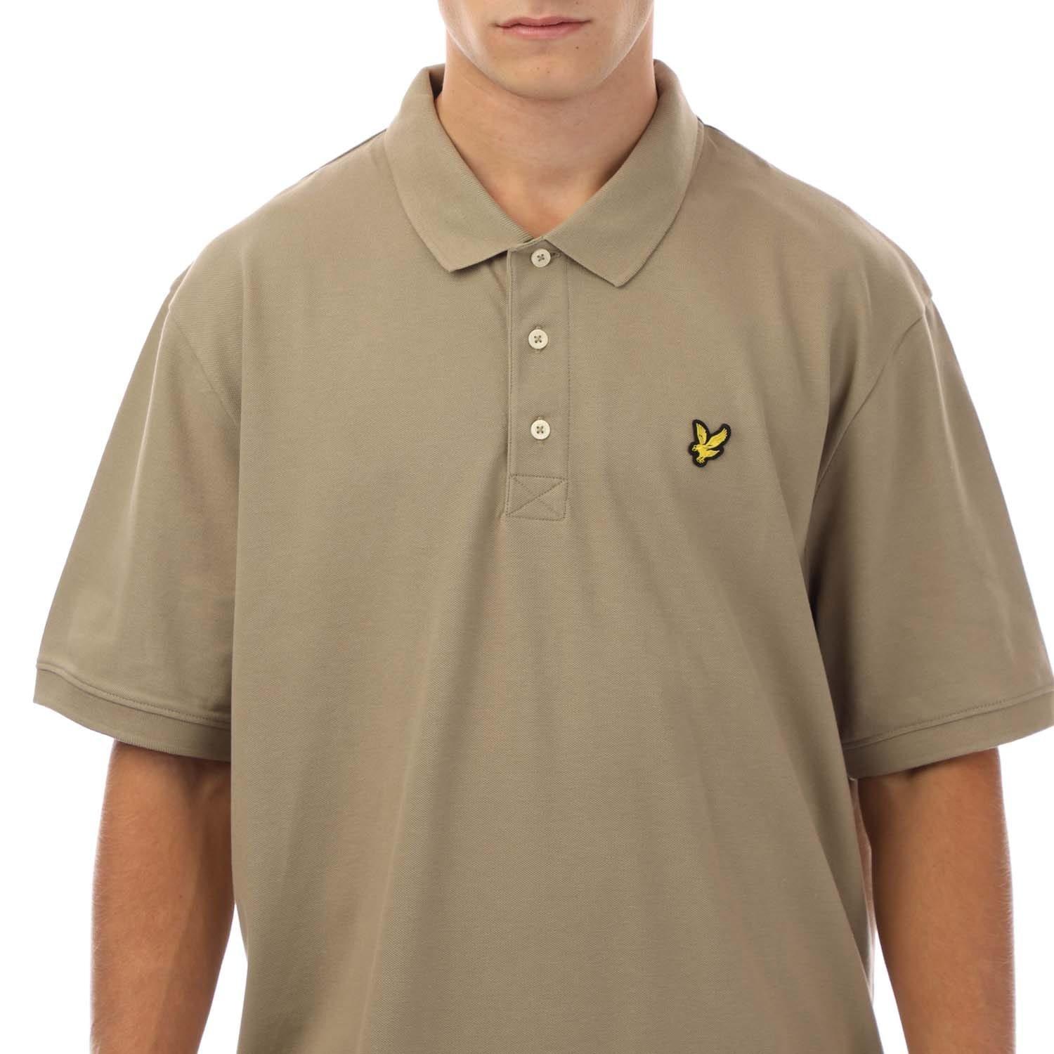 Beige - Lyle and Scott - Plain Polo Shirt - 2