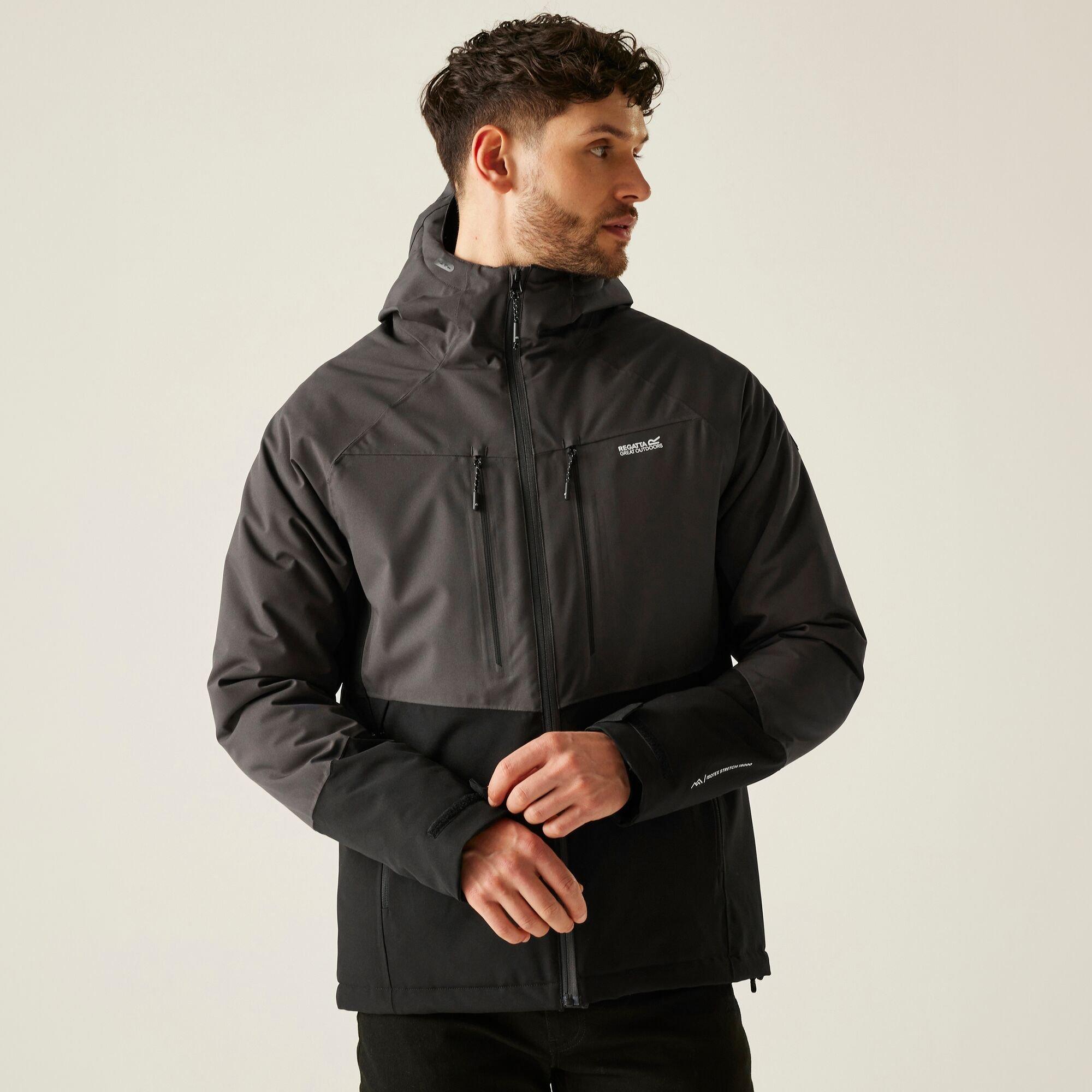 Regatta Men's Black Highton Stretch Padded Jacket