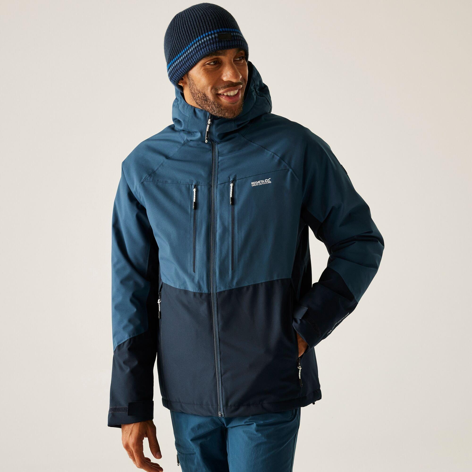 Regatta Men's Highton Stretch Isotex Thermoguard Insulated Waterproof Jacket - Navy Blue - XXL