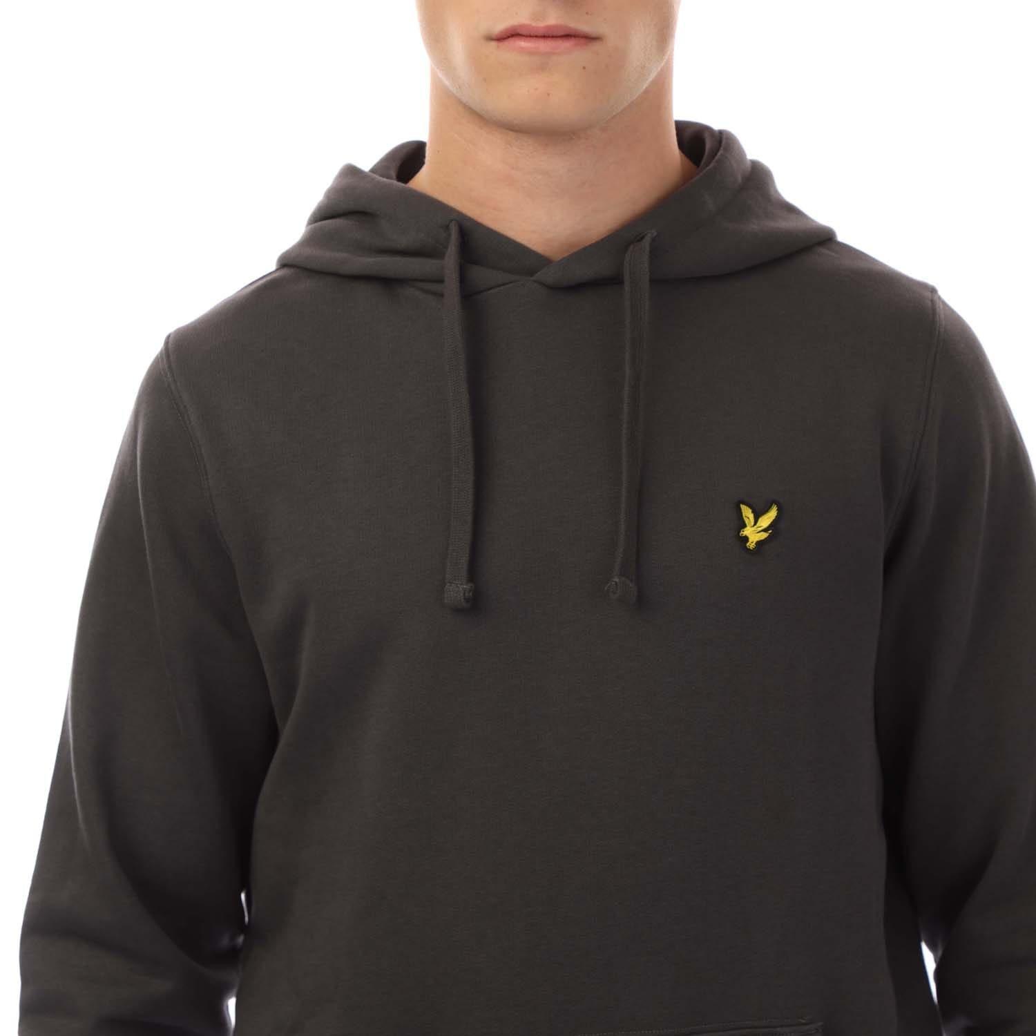 Gunmetal - Lyle and Scott - Football World Graphic Pullover Hoodie - 3