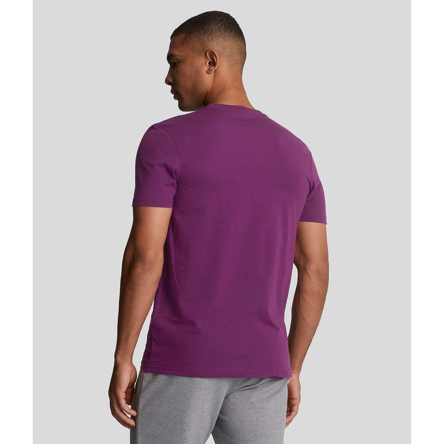 Purple - Lyle and Scott - Martin T-Shirt - 3