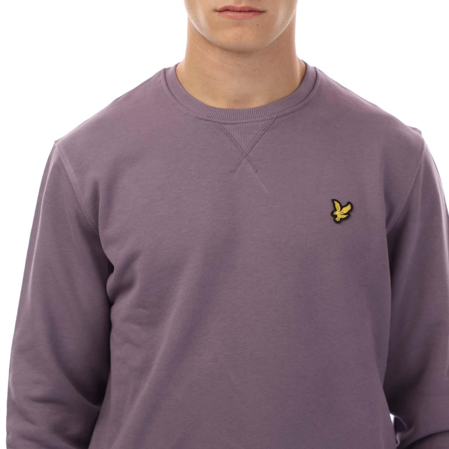 Purple - Lyle and Scott - Crewneck Sweatshirt - 2