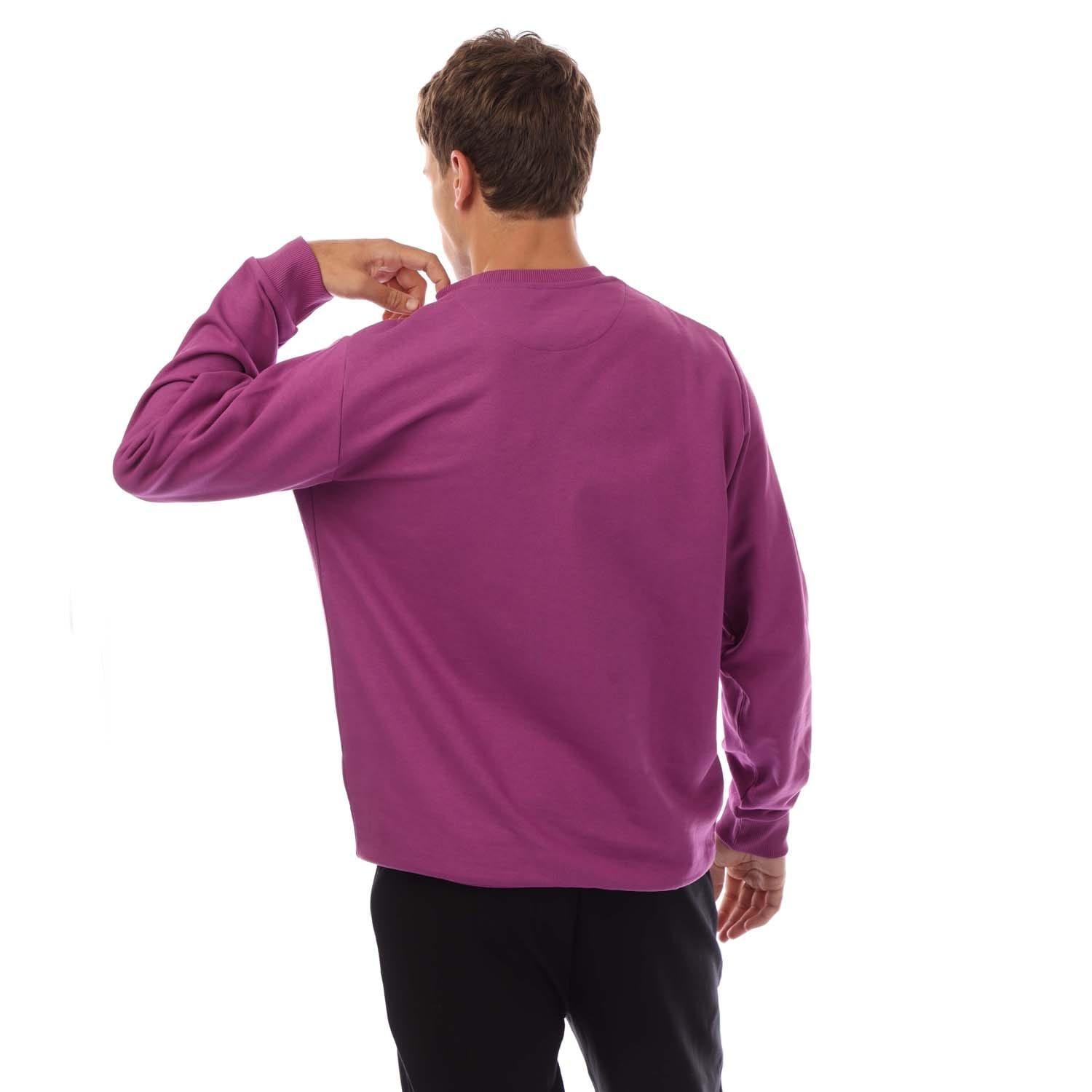 Purple - Lyle and Scott - Script Sweatshirt - 3