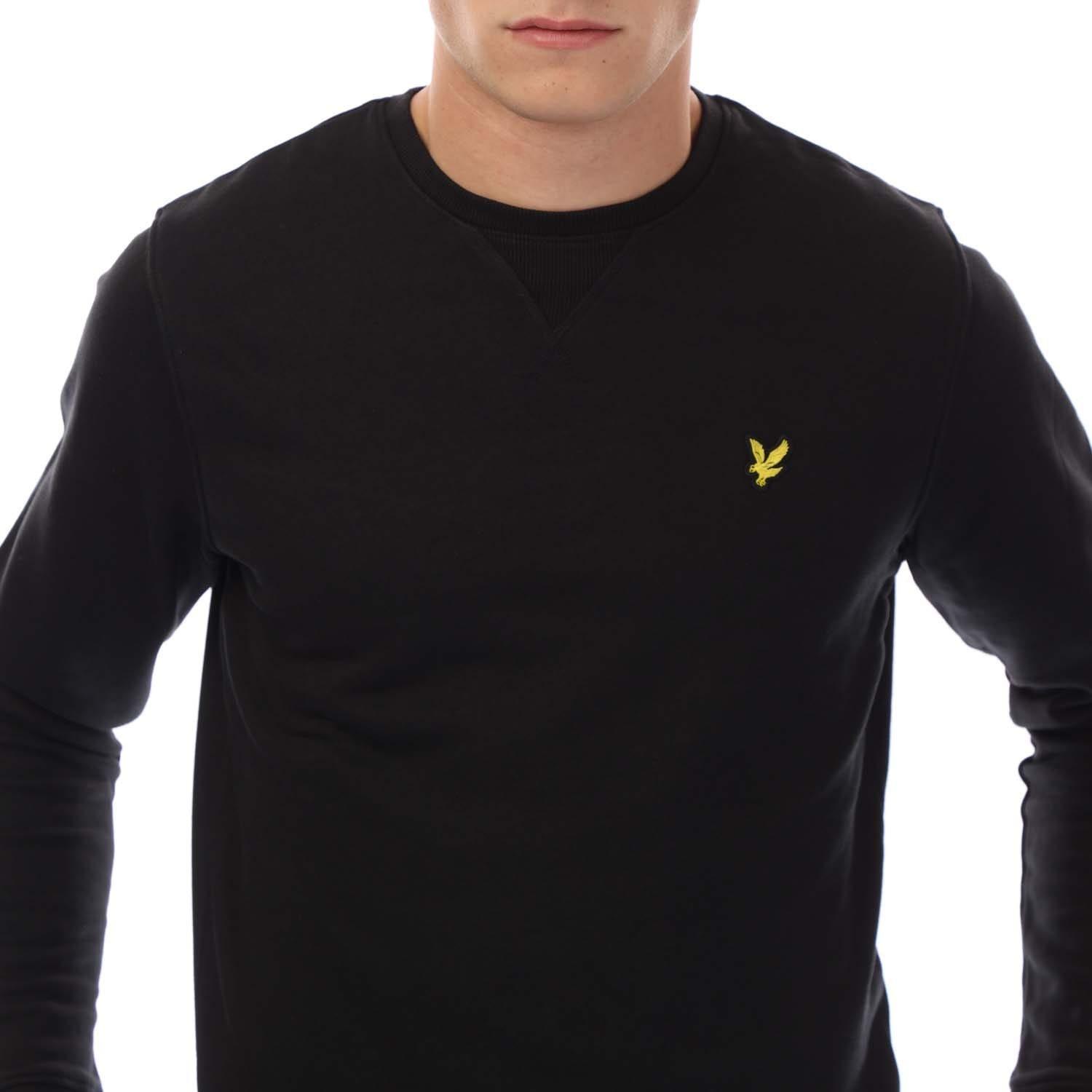 Black - Lyle and Scott - Football World Graphic Crewneck Sweatshirt - 2