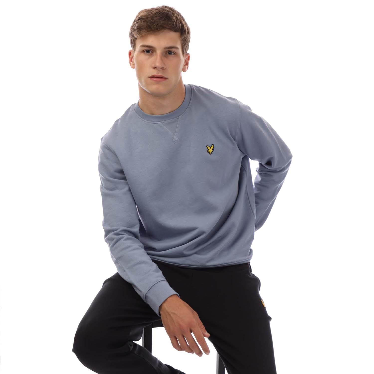 Blue - Lyle and Scott - Tartan Heritage Graphic Sweatshirt - 4