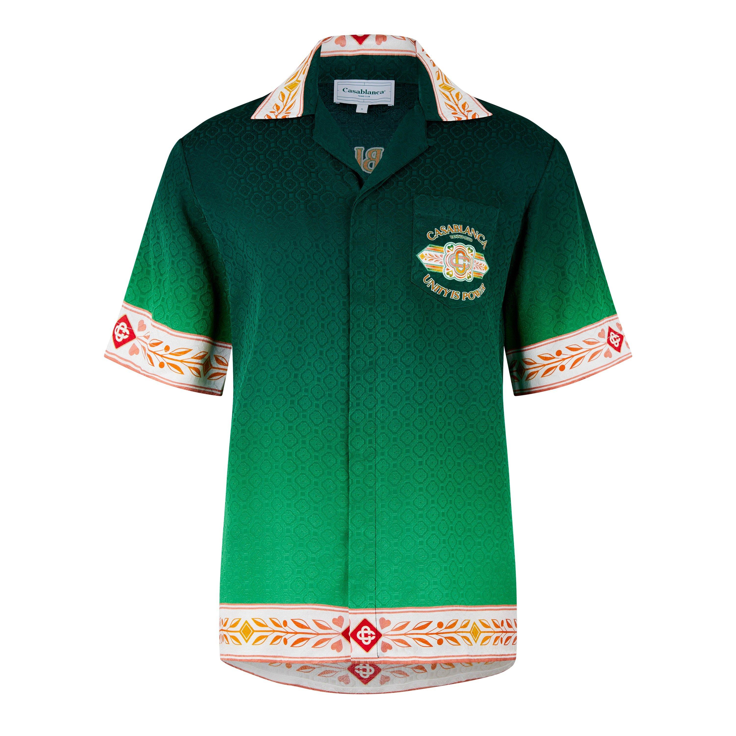 Green - Casablanca - Unity Short Sleeve Shirt - 5