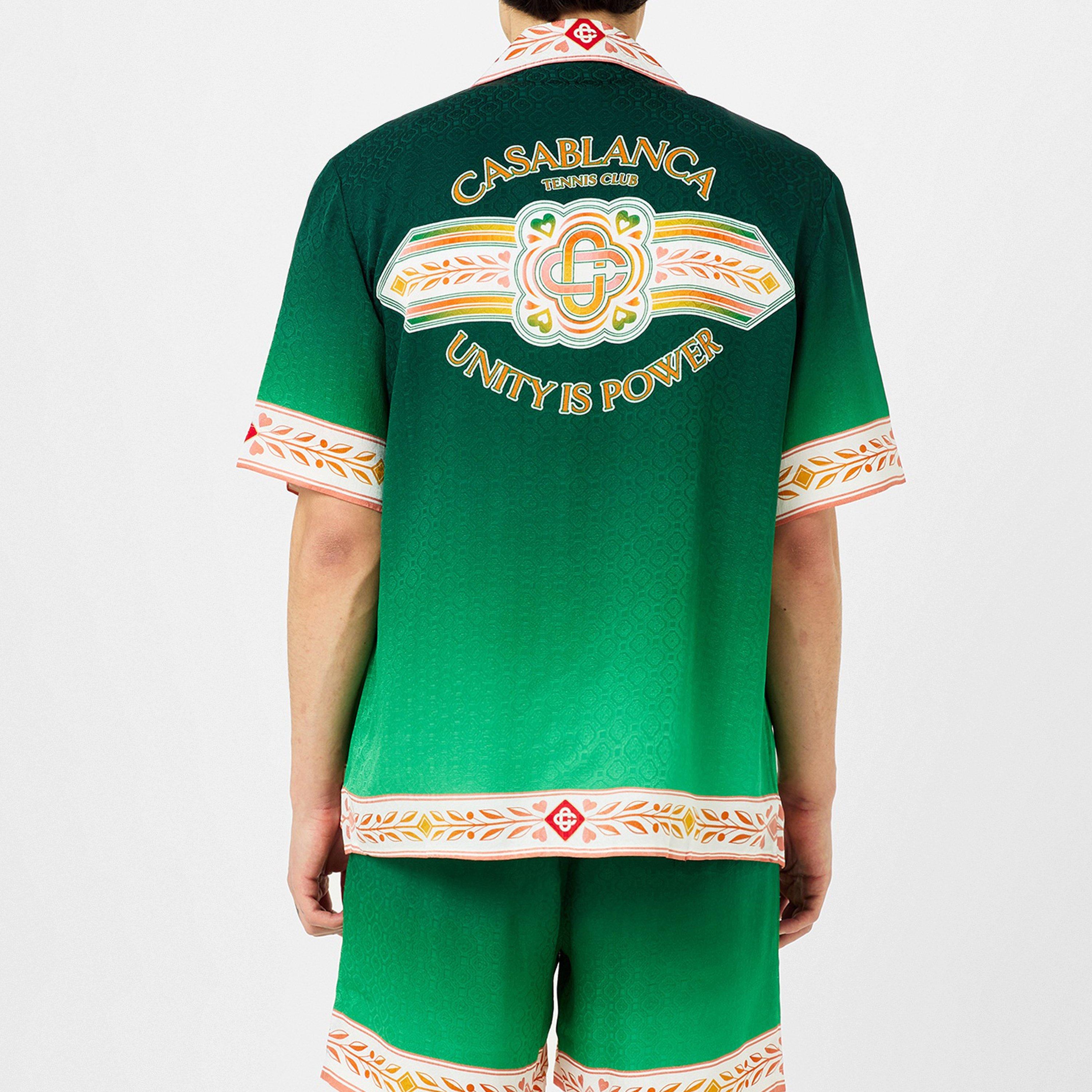 Green - Casablanca - Unity Short Sleeve Shirt - 3