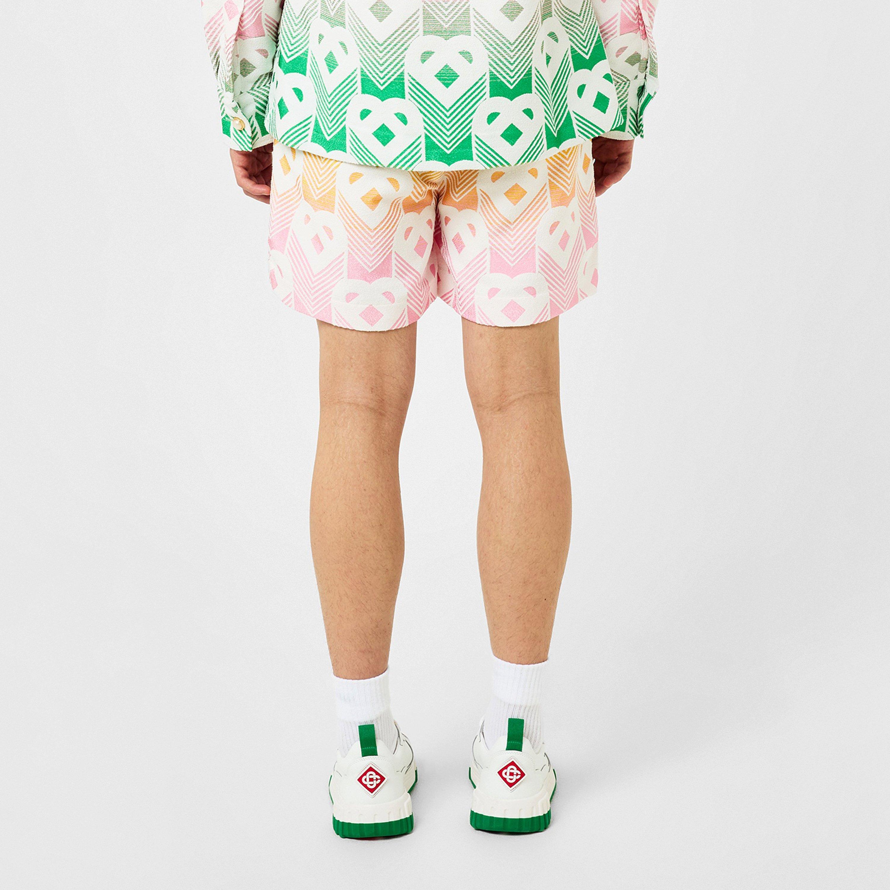 Multi - Casablanca - Monogram Towel Shorts - 3