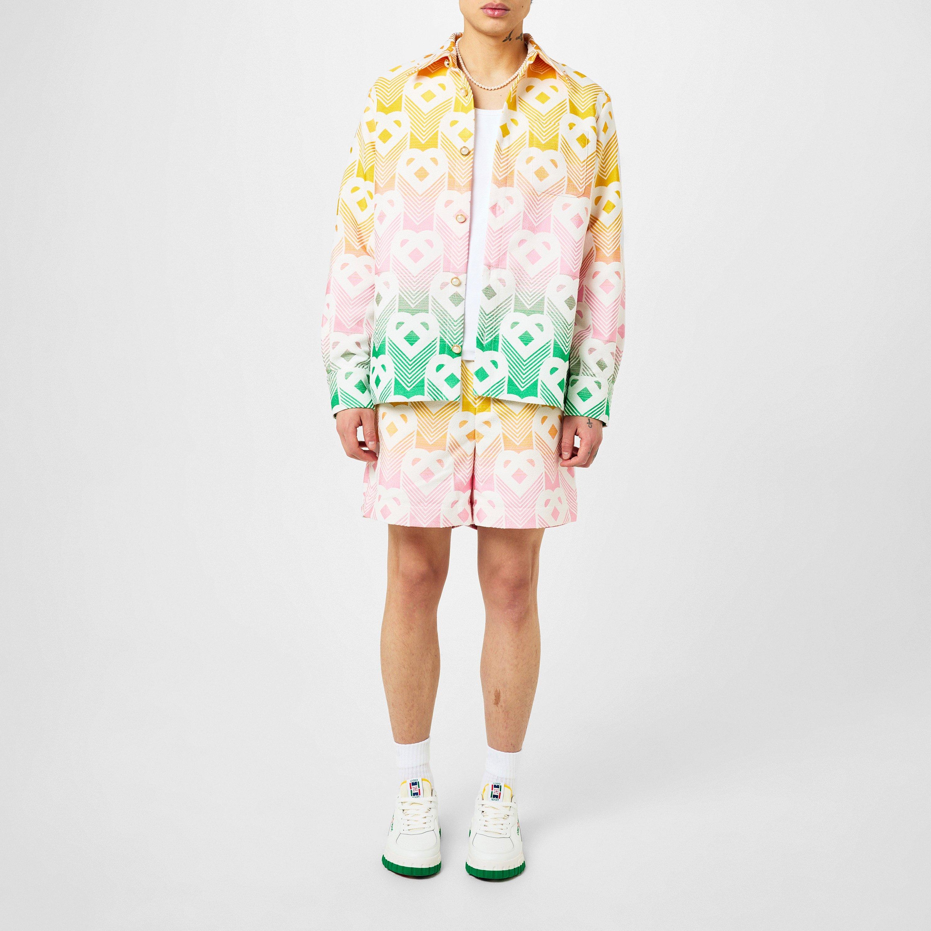 Multi - Casablanca - Monogram Towel Shorts - 4