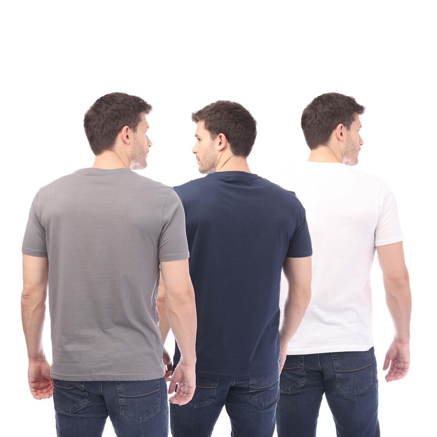 White Navy - Nicce - Melstone 3 Pack T-Shirt - 2