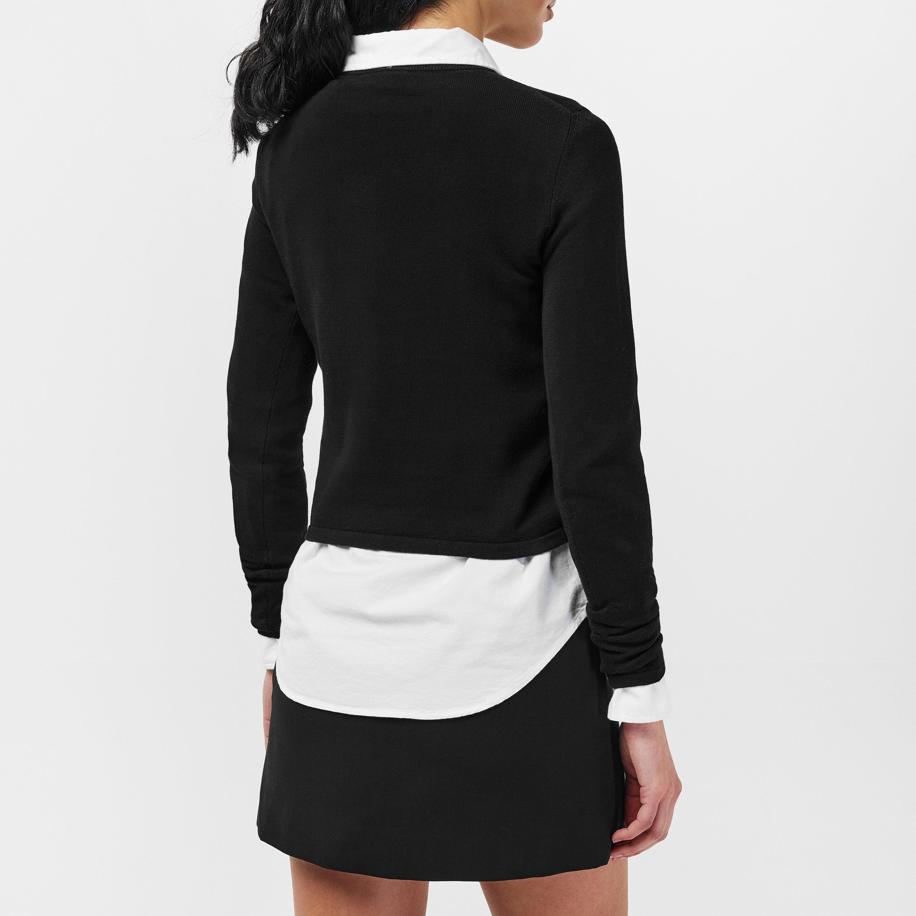 Black - Hugo - Women's Scallia Crew Neck Jumper - 3