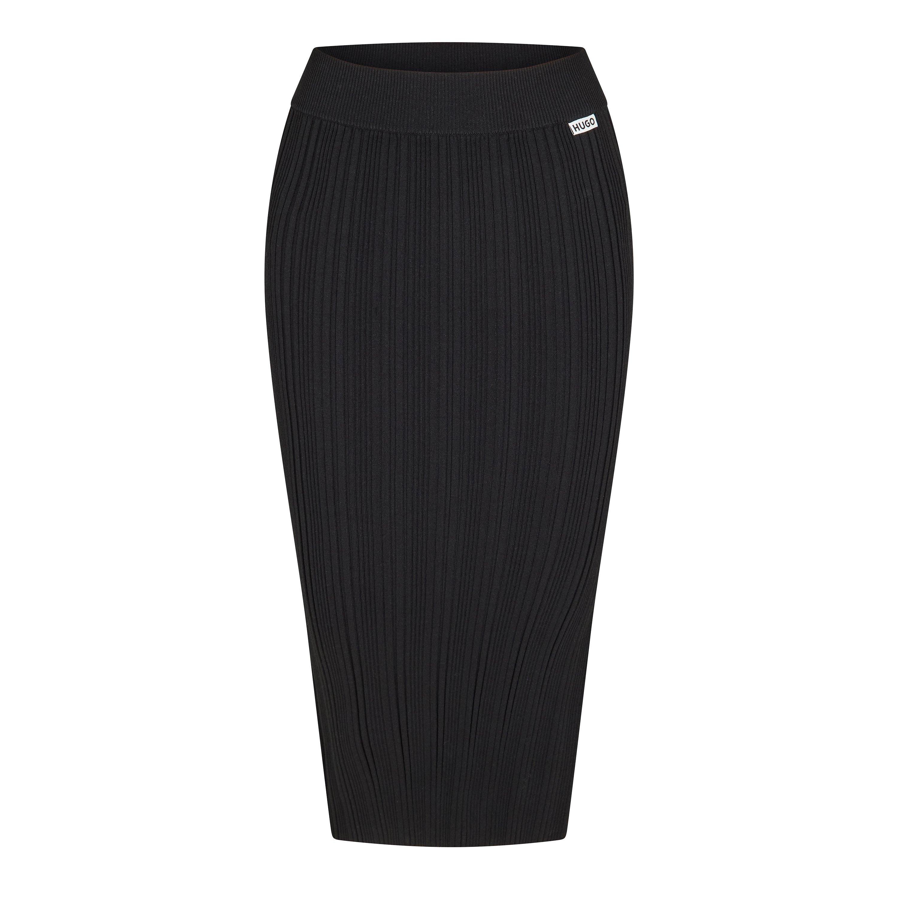 Black - Hugo - Women's Sareplie Knitted Skirt - 1