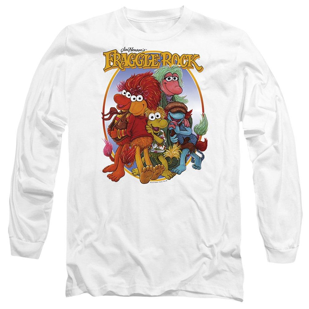 White - Other - Fraggle Rock Group Hug Long Sleeve T-Shirt White - 1