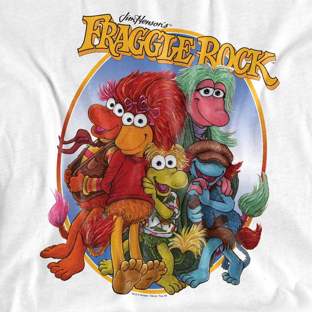 White - Other - Fraggle Rock Group Hug Long Sleeve T-Shirt White - 2