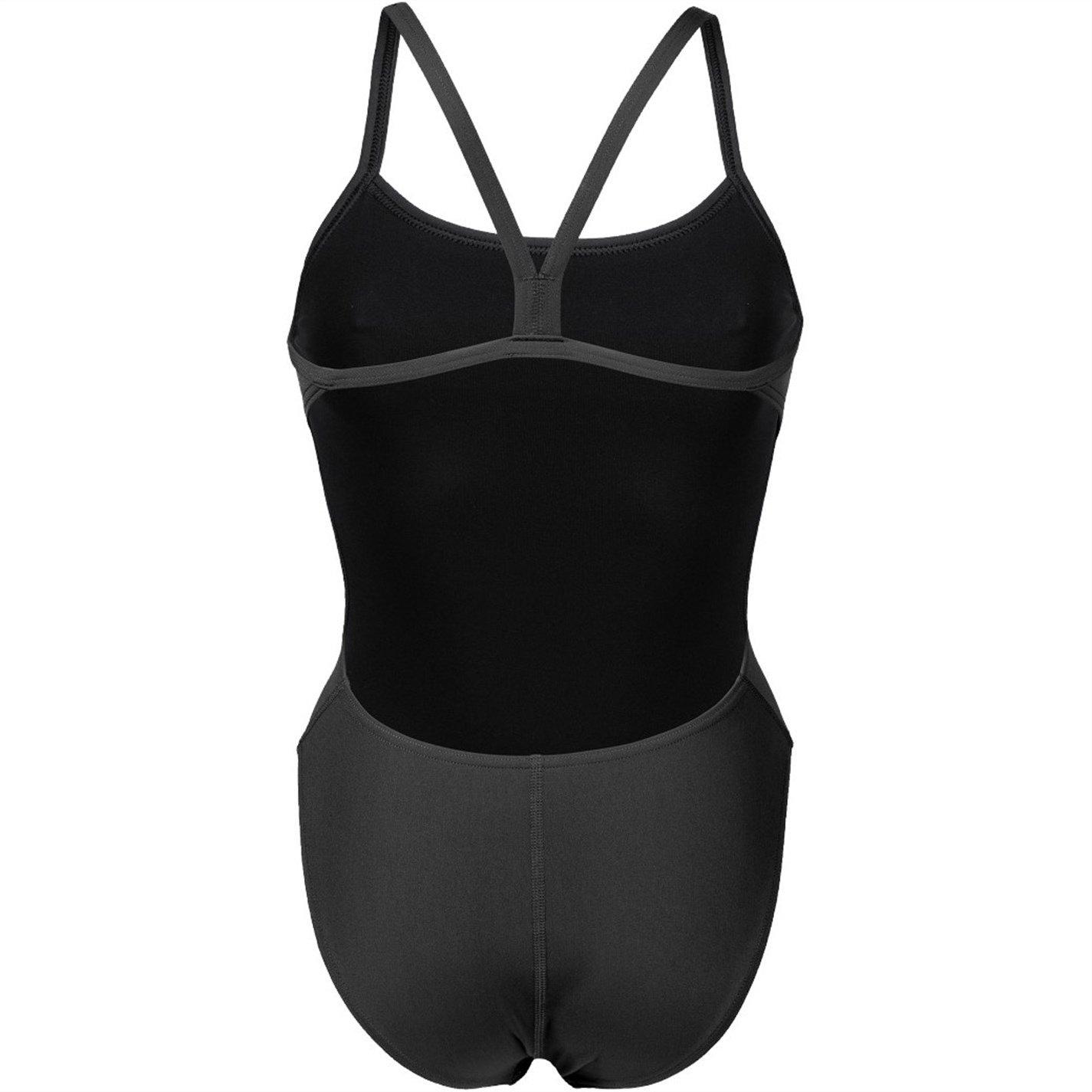 Black White - Arena - Womens Solid Team Challenge Swimsuit - 2