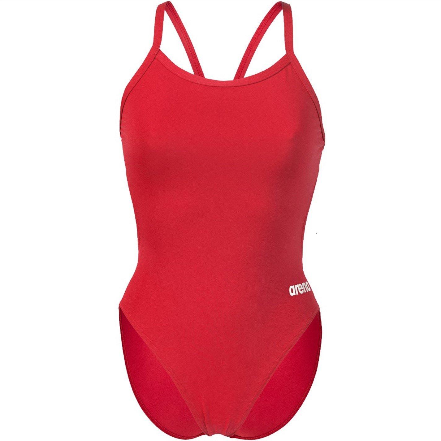Arena Women's Solid Team Challenge Swimsuit - Red White - 38 (16)