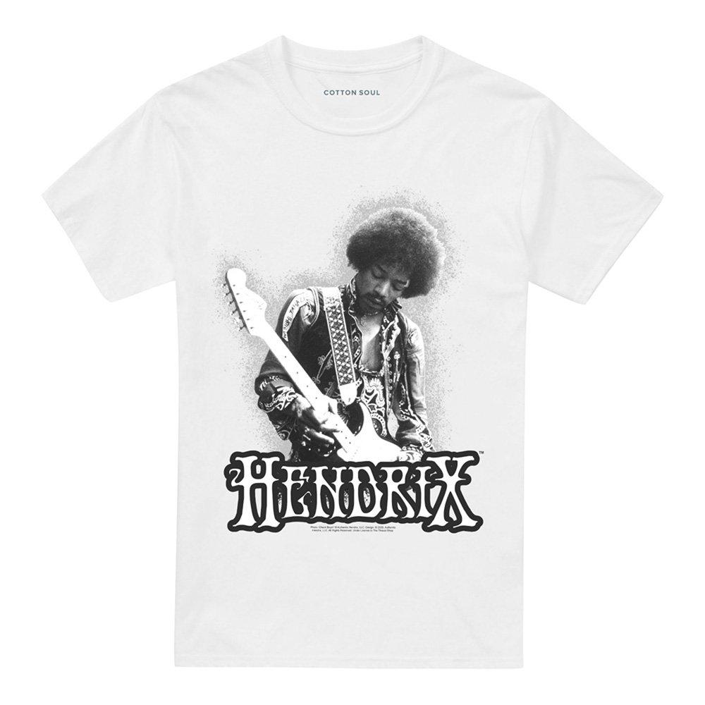 White - Other - Jimi Hendrix - Distressed Circle T-Shirt White - 4