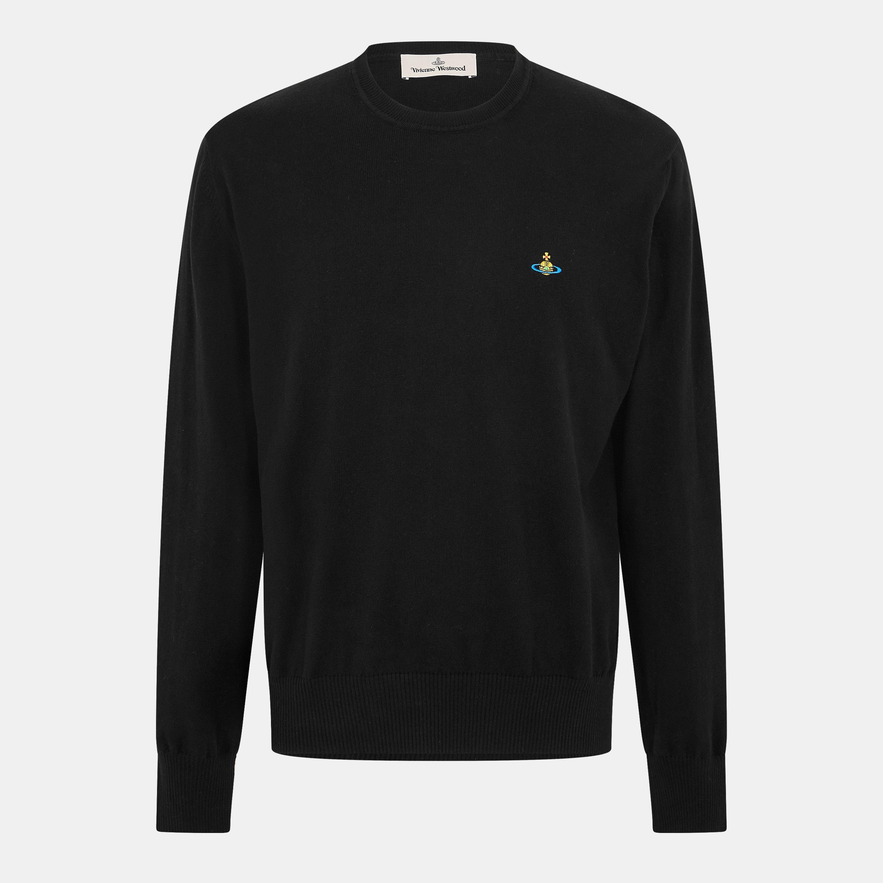 Black - Vivienne Westwood - Alex Round Neck Sweater - 1