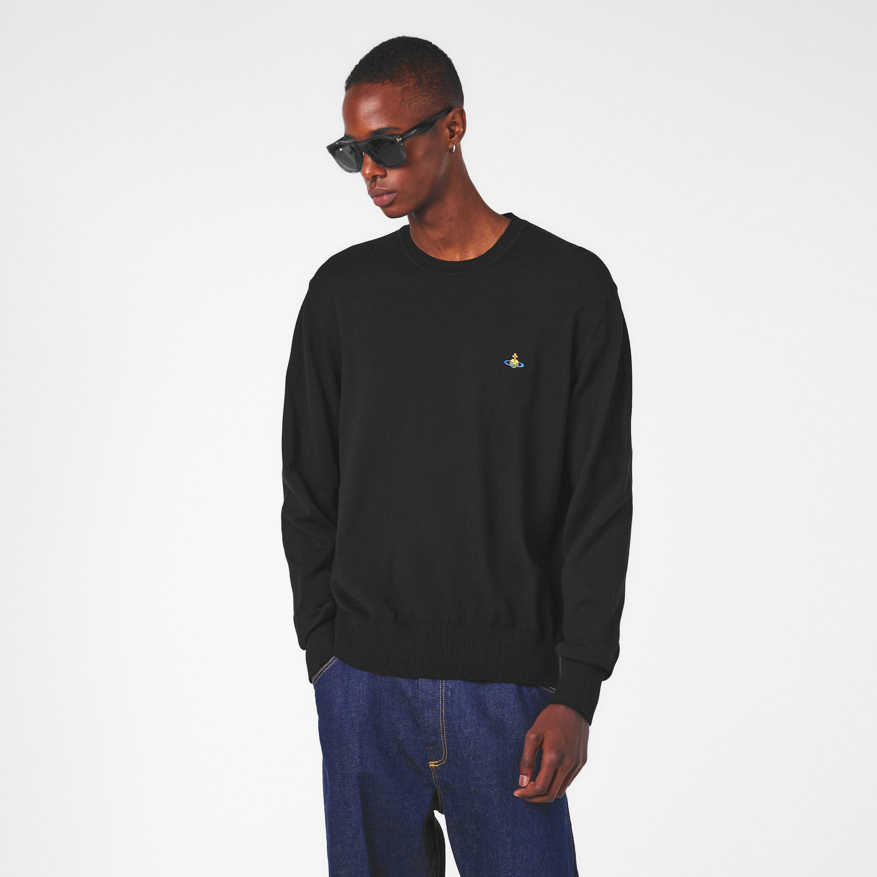 Black - Vivienne Westwood - Alex Round Neck Sweater - 3