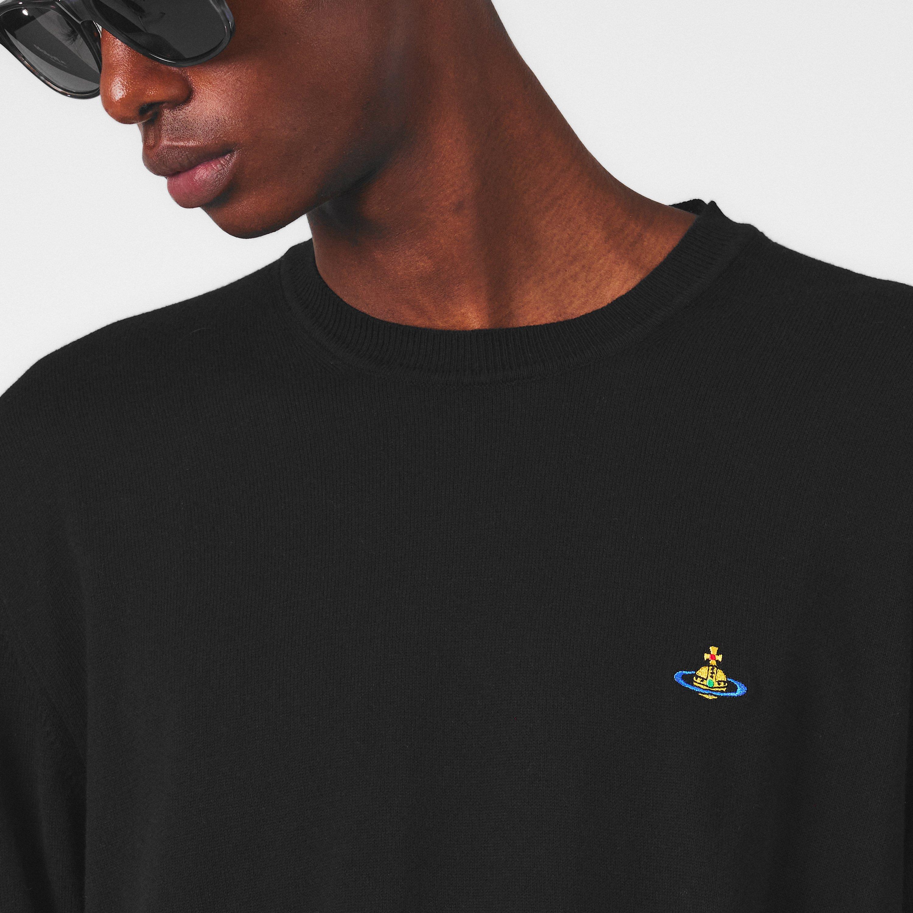 Black - Vivienne Westwood - Alex Round Neck Sweater - 5