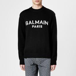 Balmain Logo Knit Jumper