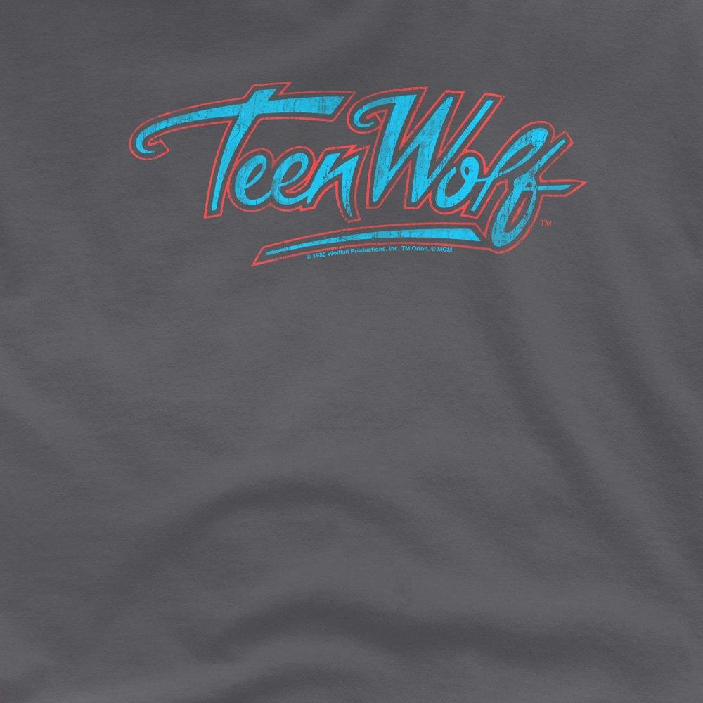 Grey - Other - Teen Wolf Neon Logo T Shirt Charcoal - 2