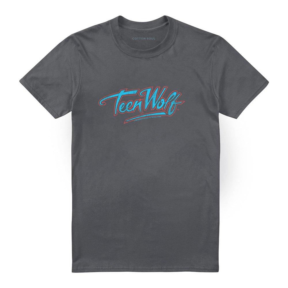 Grey - Other - Teen Wolf Neon Logo T Shirt Charcoal - 4