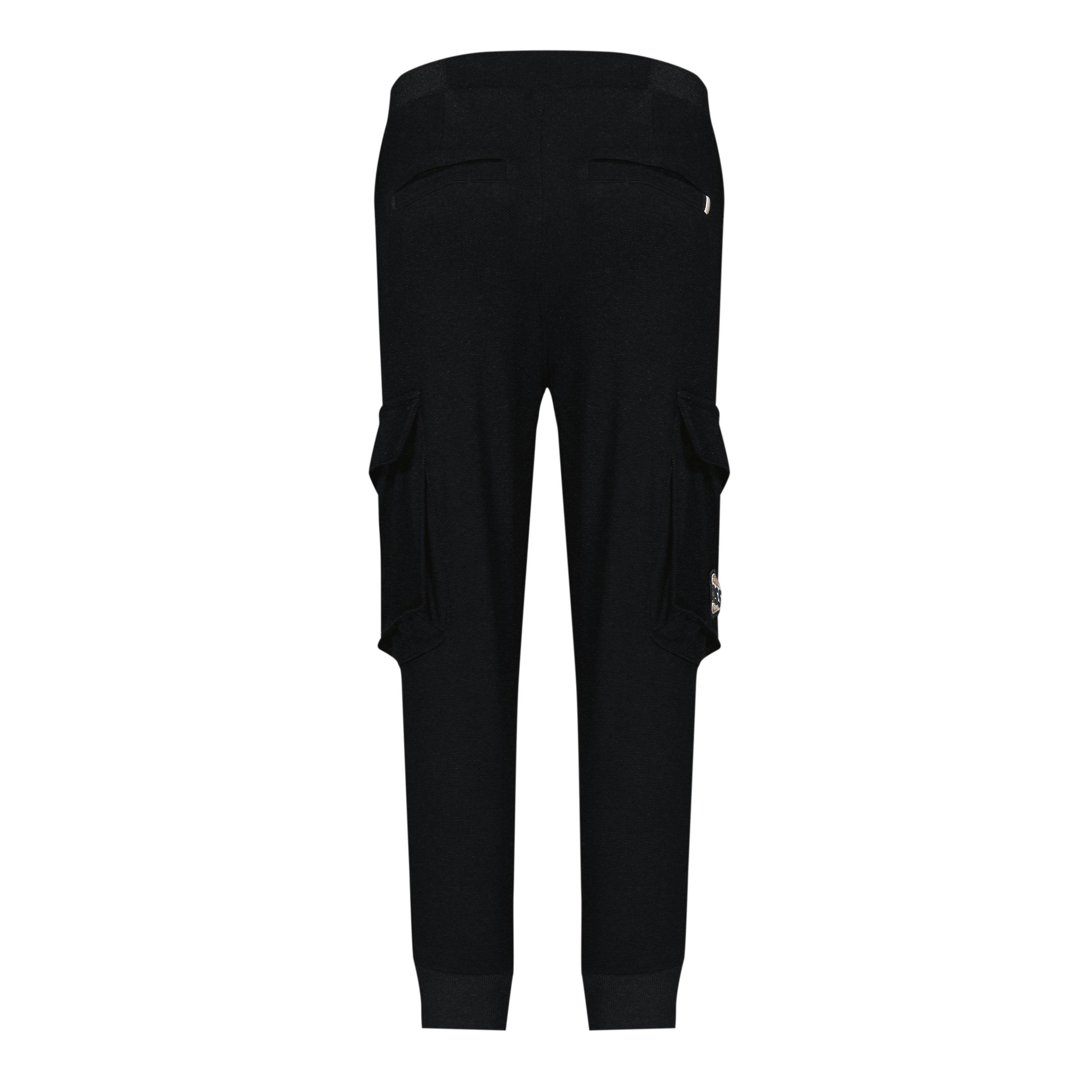 Crna 09B - Boss - Kids Logo Jersey Jogging Bottoms, Iconic Logo - 2