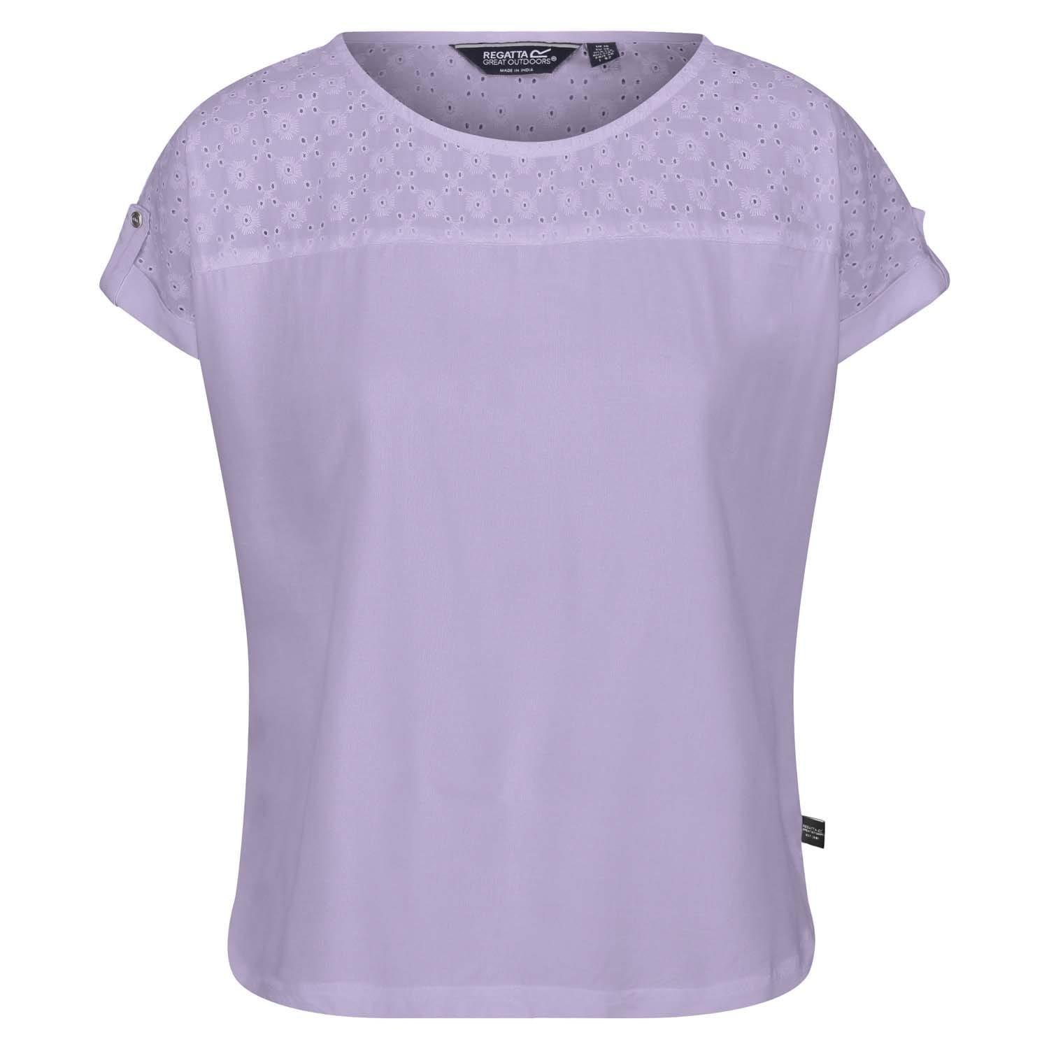 Lilac - Regatta - Jaida Coolweave T-Shirt - 3