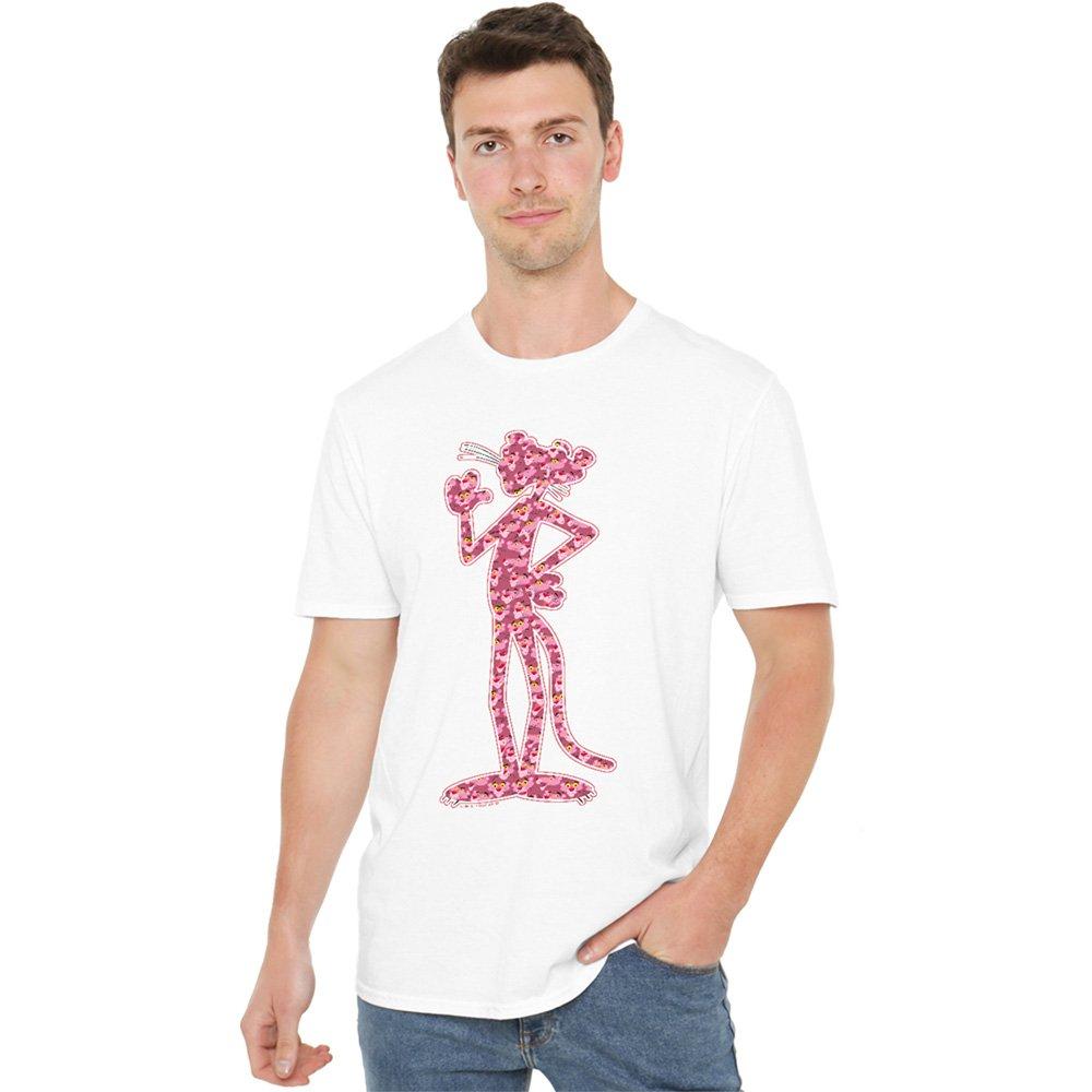 Men's Other Pink Panther Heads T Shirt White - 5XL