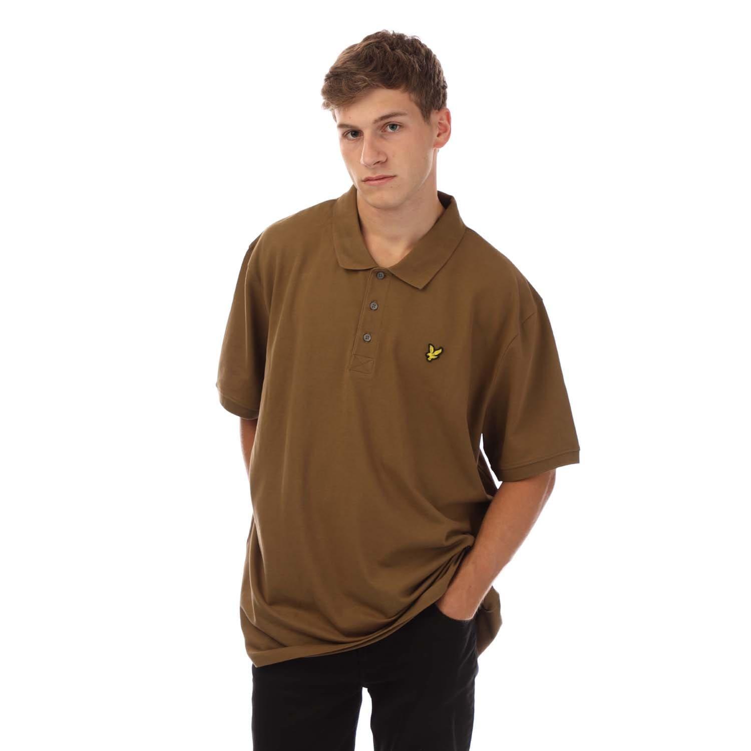 Brown - Lyle and Scott - Plain Polo Shirt - 1