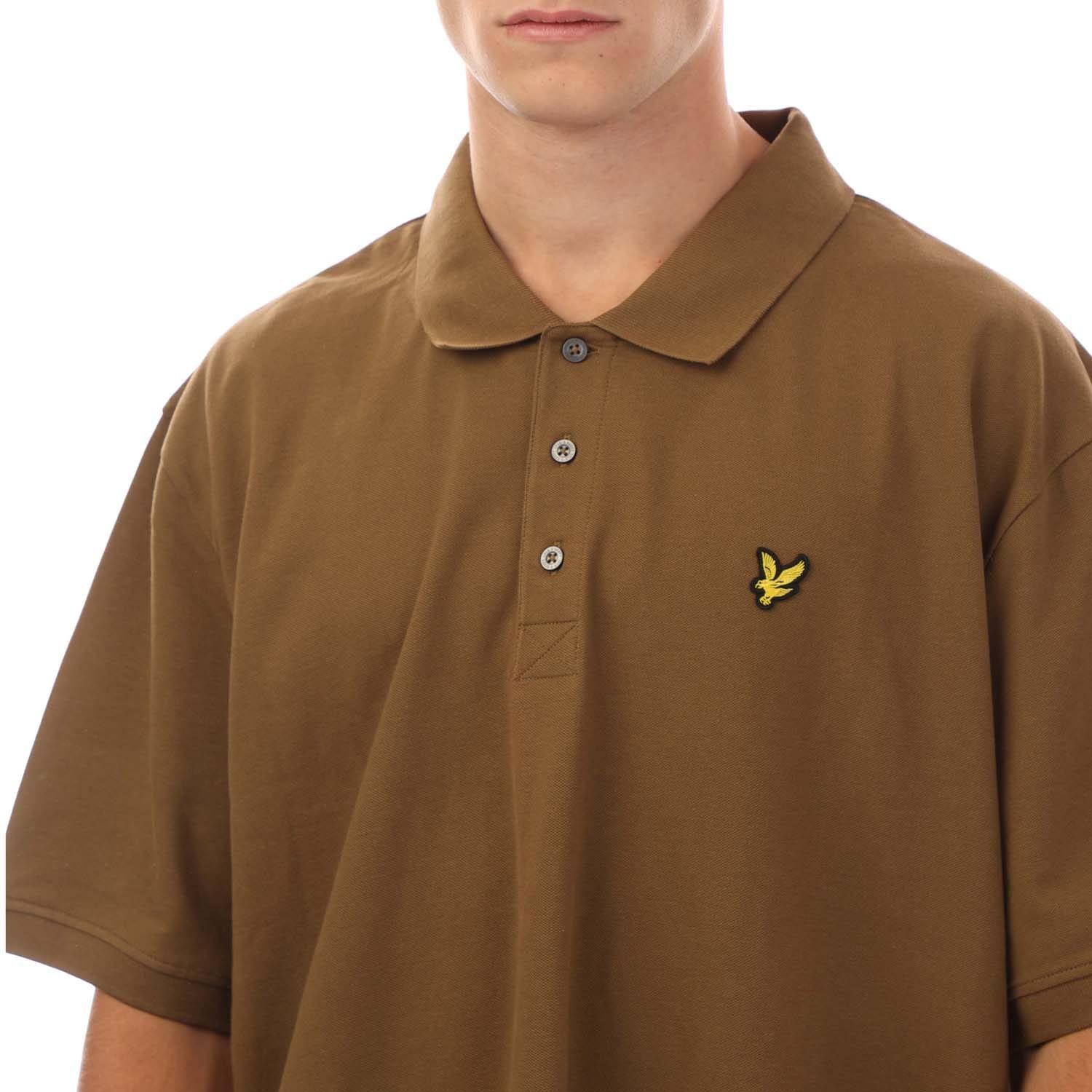 Brown - Lyle and Scott - Plain Polo Shirt - 2
