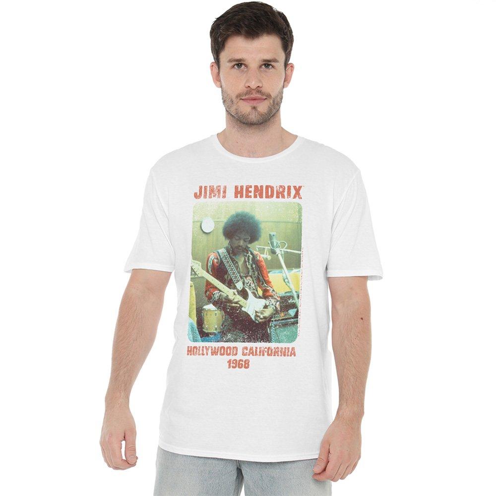 White - Other - Jimi Hendrix - California 1968 T-Shirt White - 1