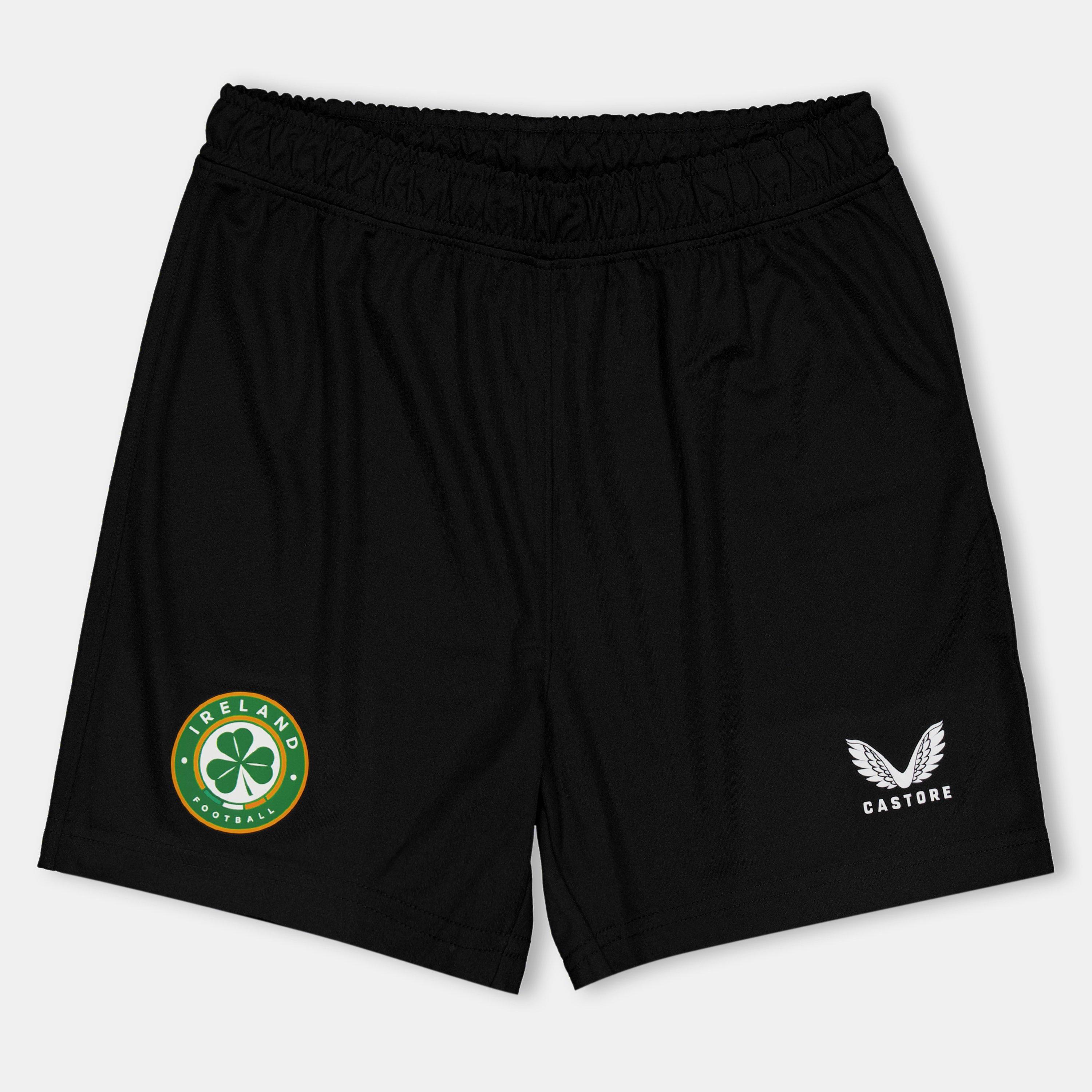 Castore Boys Kids' International Licensed Football Shorts - Black - 9-10 (M)