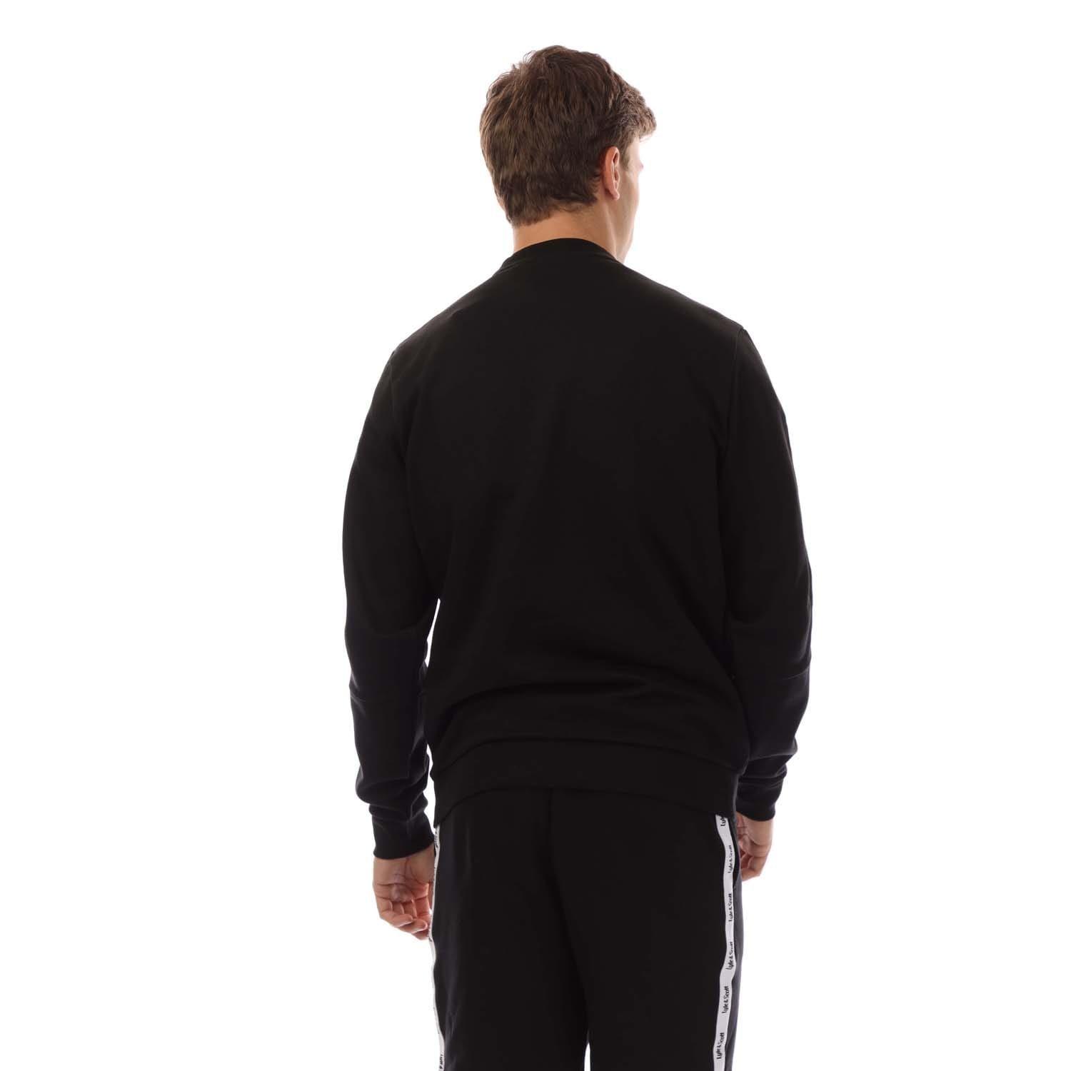 Black - Lyle and Scott - Tape Crewneck Sweatshirt - 3